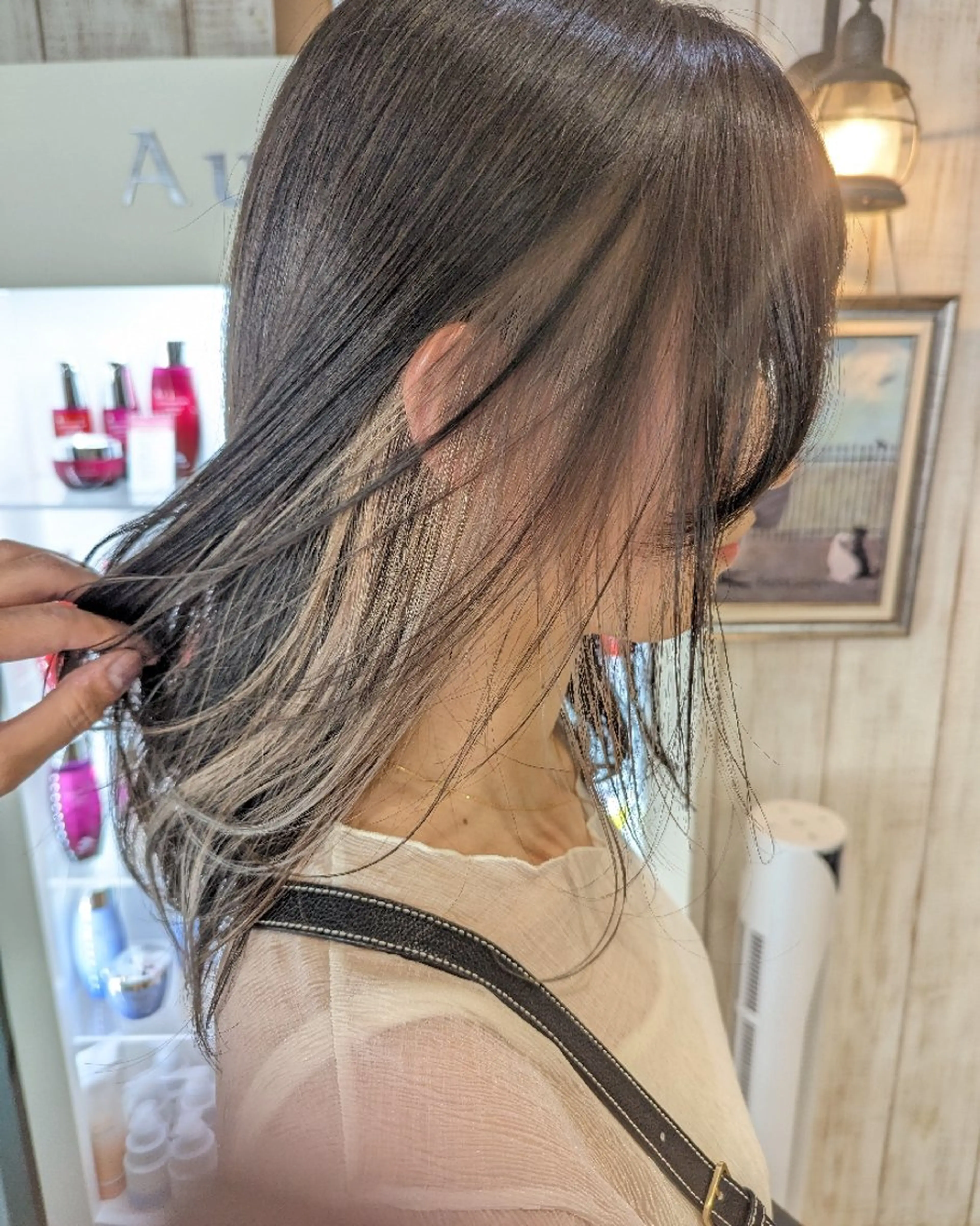 ミディアム 宮下 敦のヘアスタイル