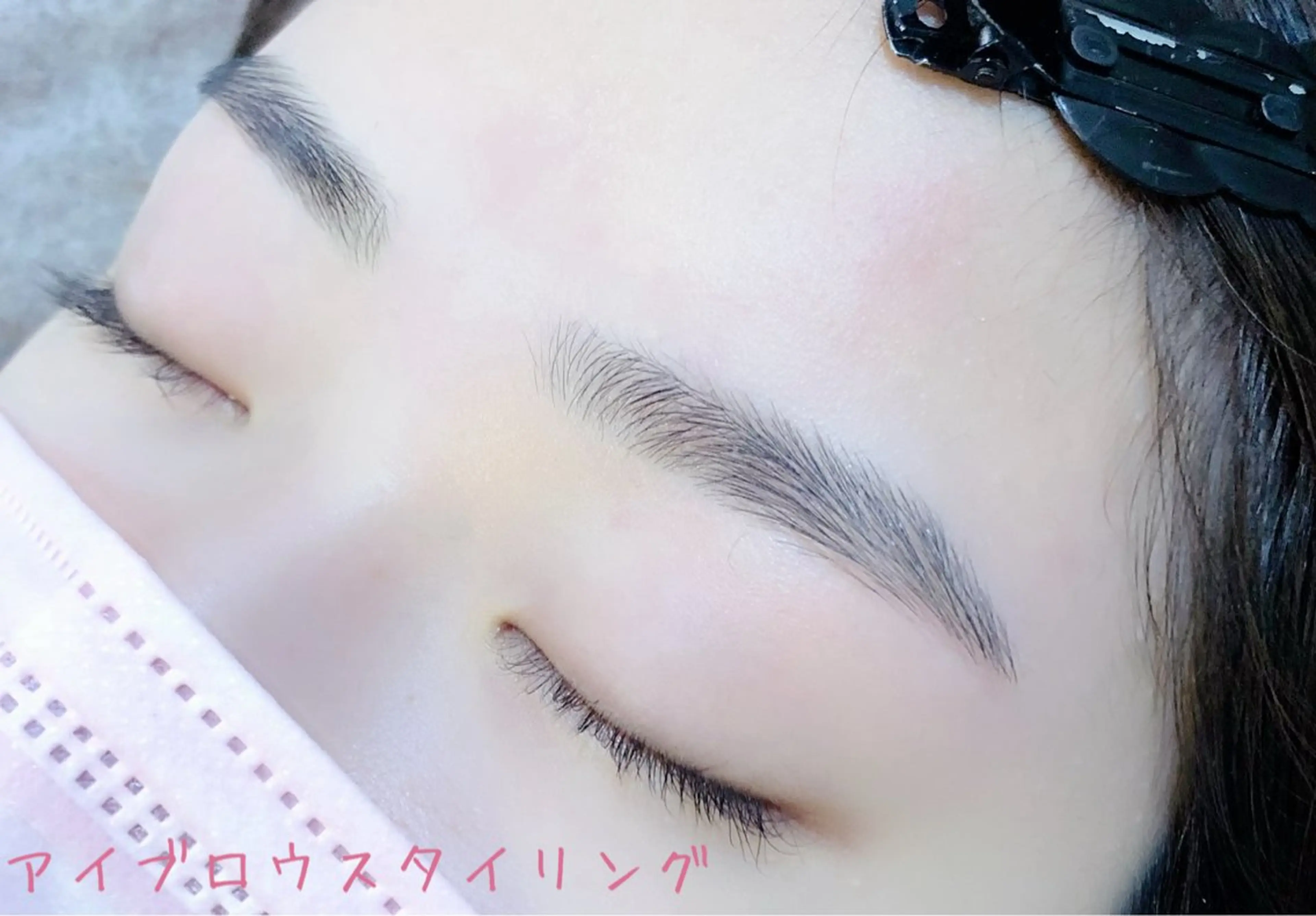 アイブロウ ワックス脱毛 cheerful akagawaのマツエク・マツパデザイン