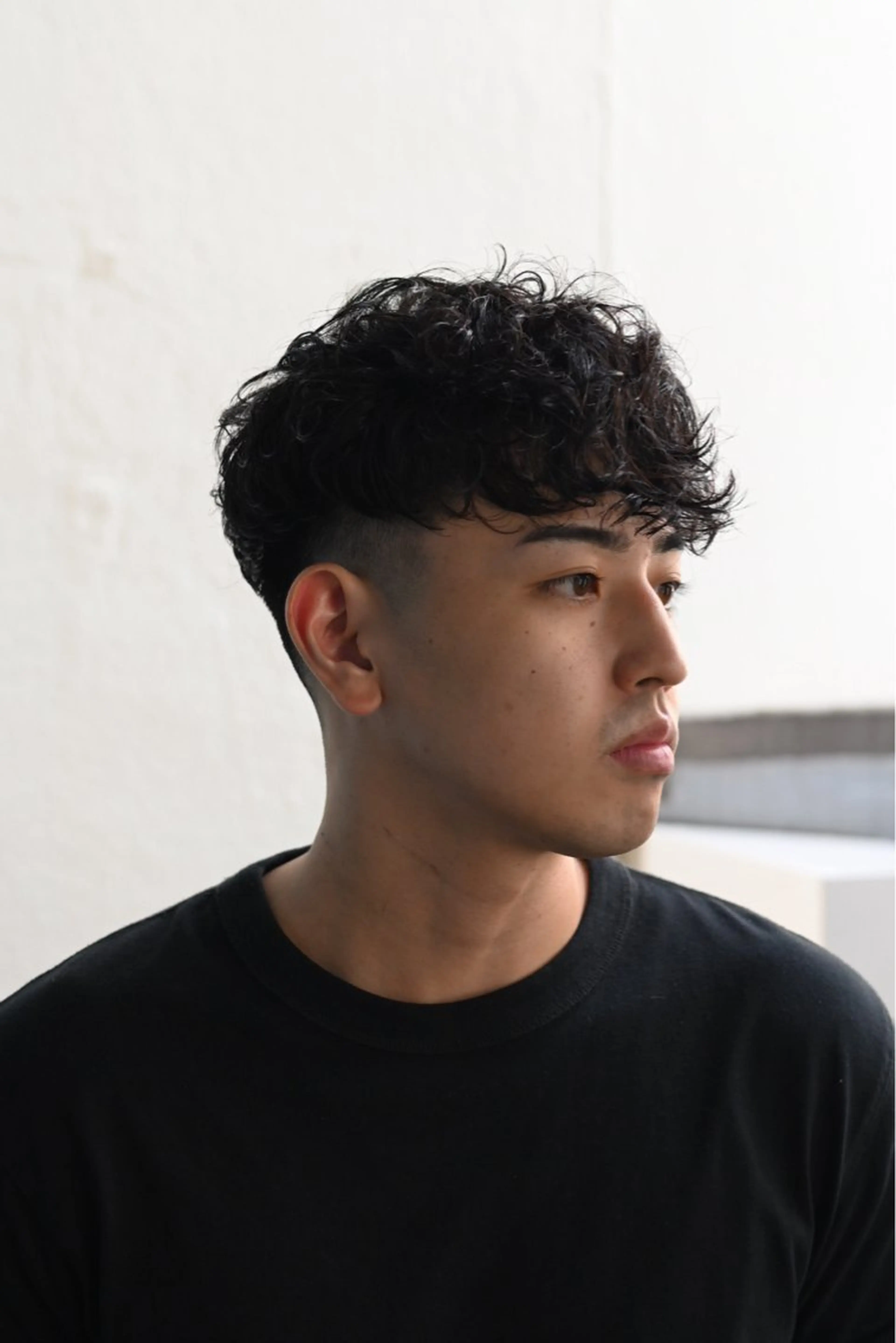 ショート メンズ メンズパーマ スペインカール 増田 司のヘアスタイル