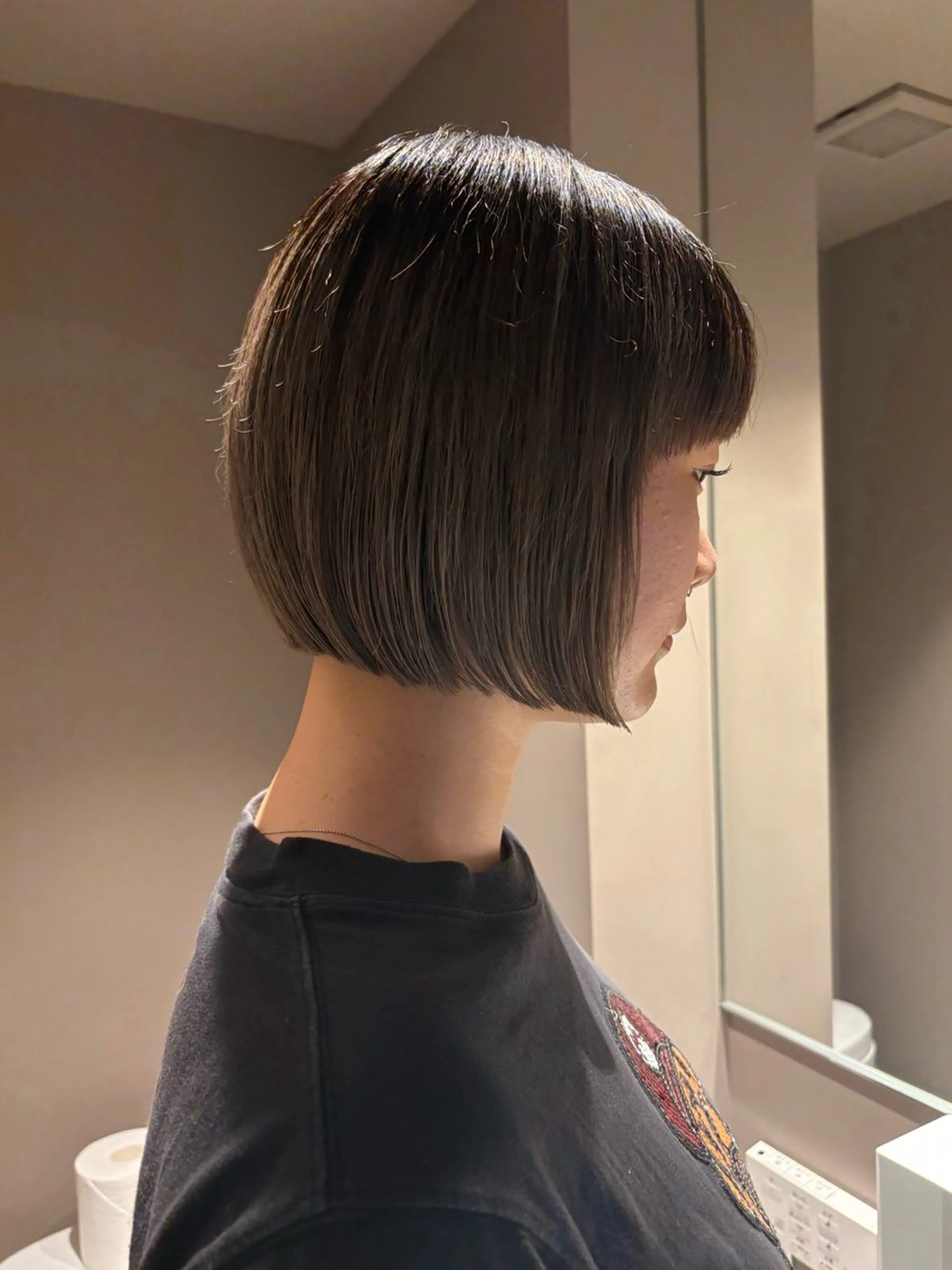 ミディアム ボブ カット ボブ/艶カラー Rako.のヘアスタイル