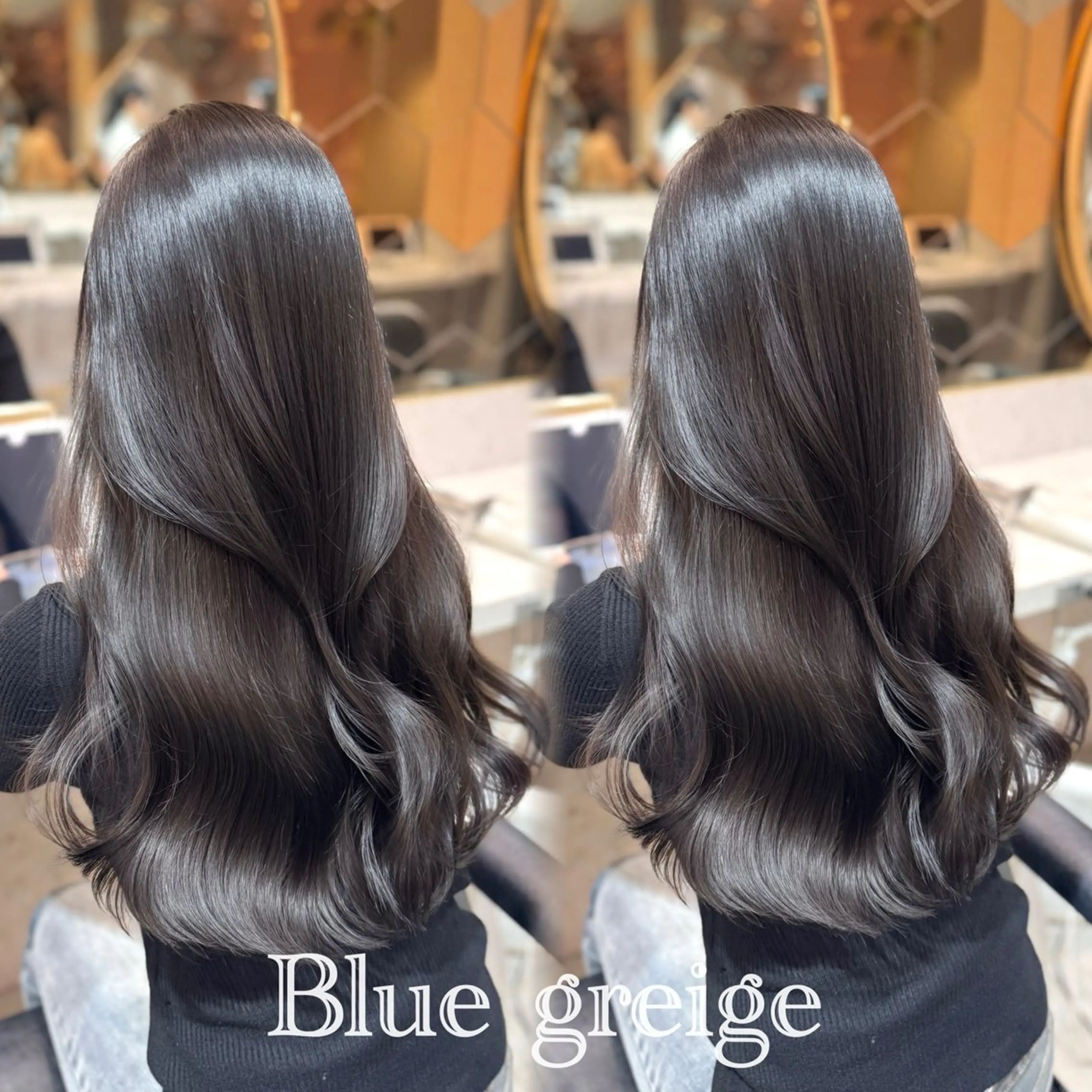 🫧[水光のような艶髪へ]似合わせカット+艶カラー+水光美髪ケアトリートメント🫧の写真