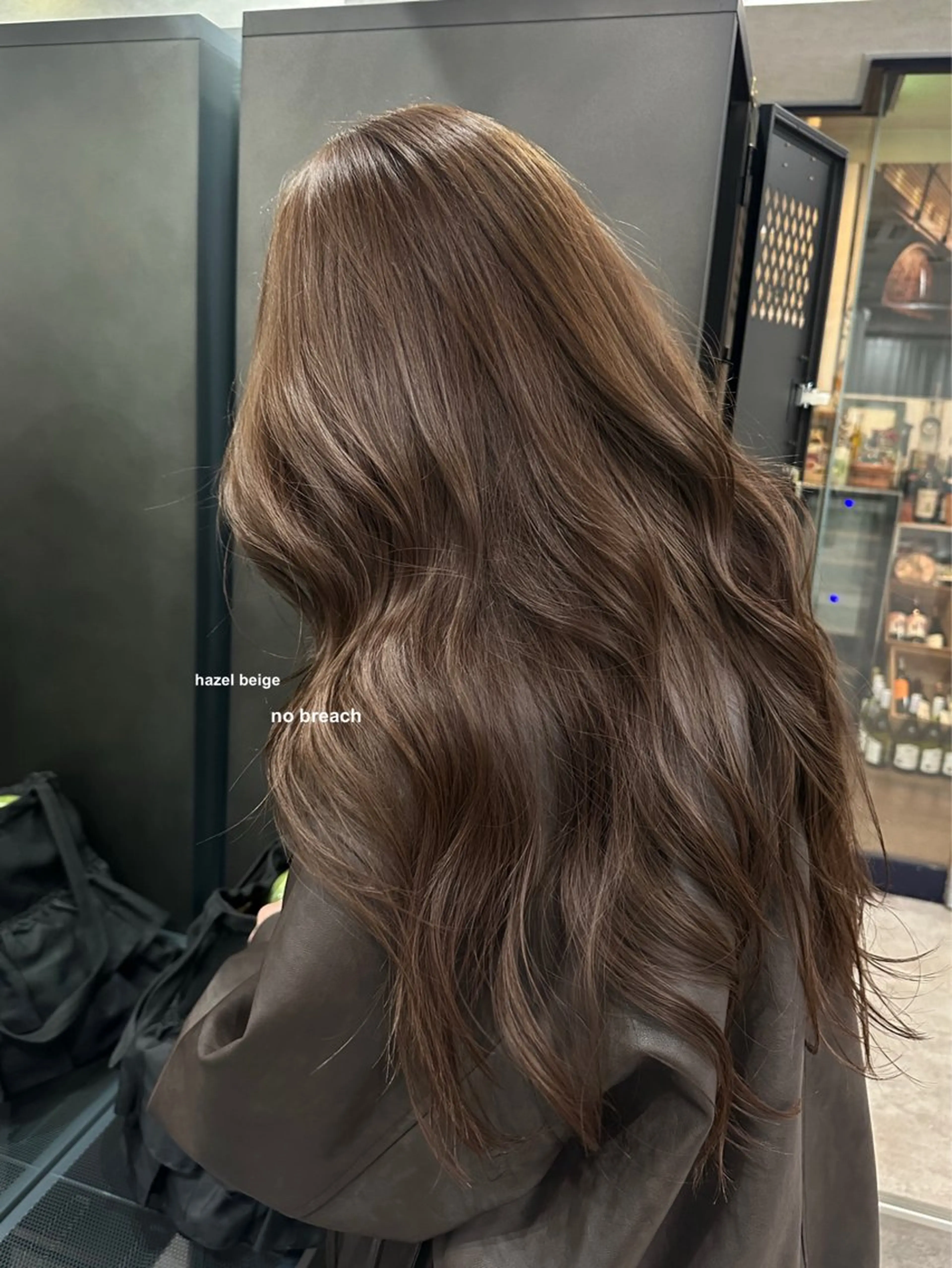 ロング カラー ヘアカラー トリートメント v-lab studio所属・韓国レイヤーカット/ 艶カラー/ noaのヘアスタイル