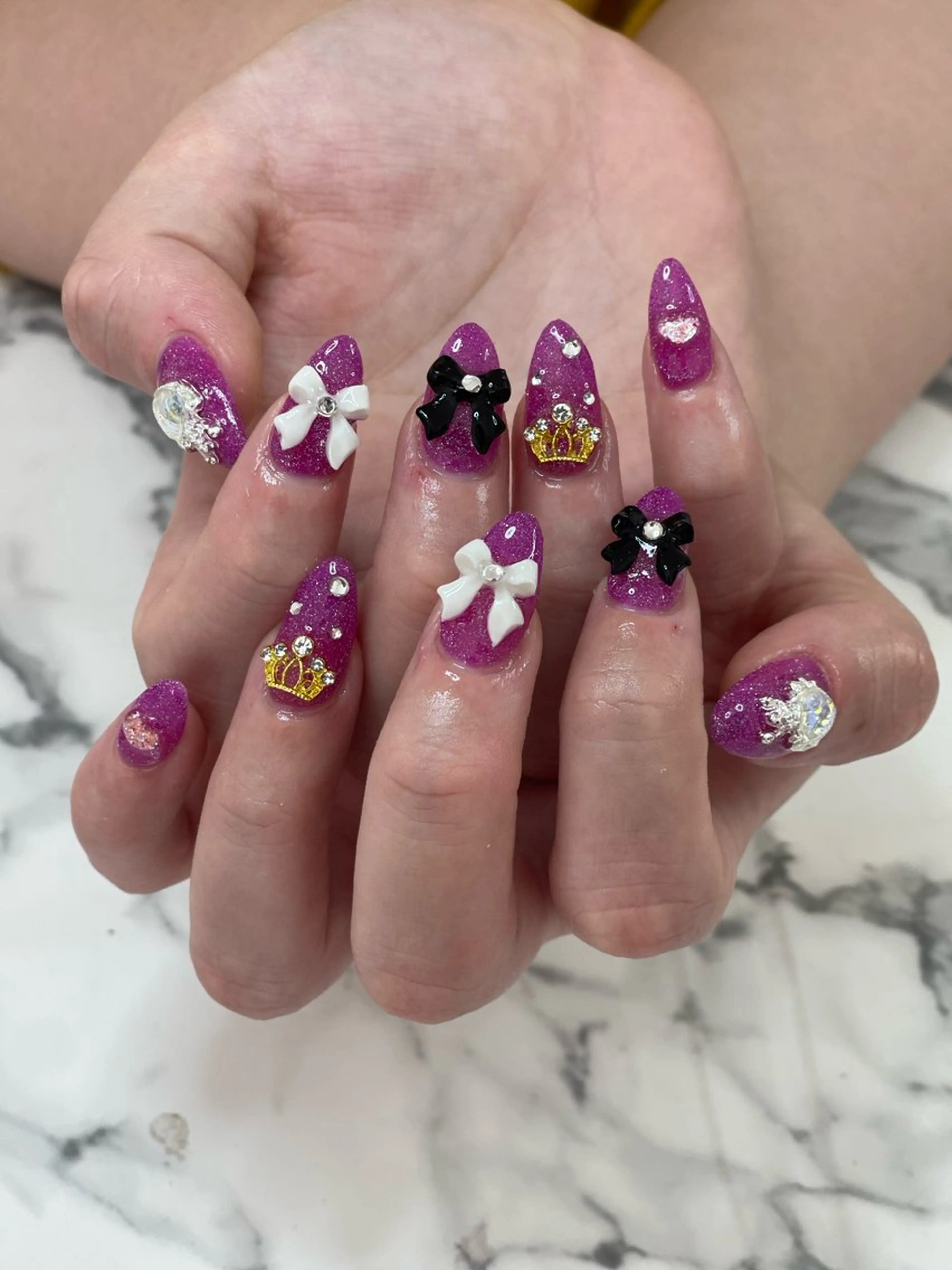 ネイル 長さ出し RUARI RISAのネイルデザイン