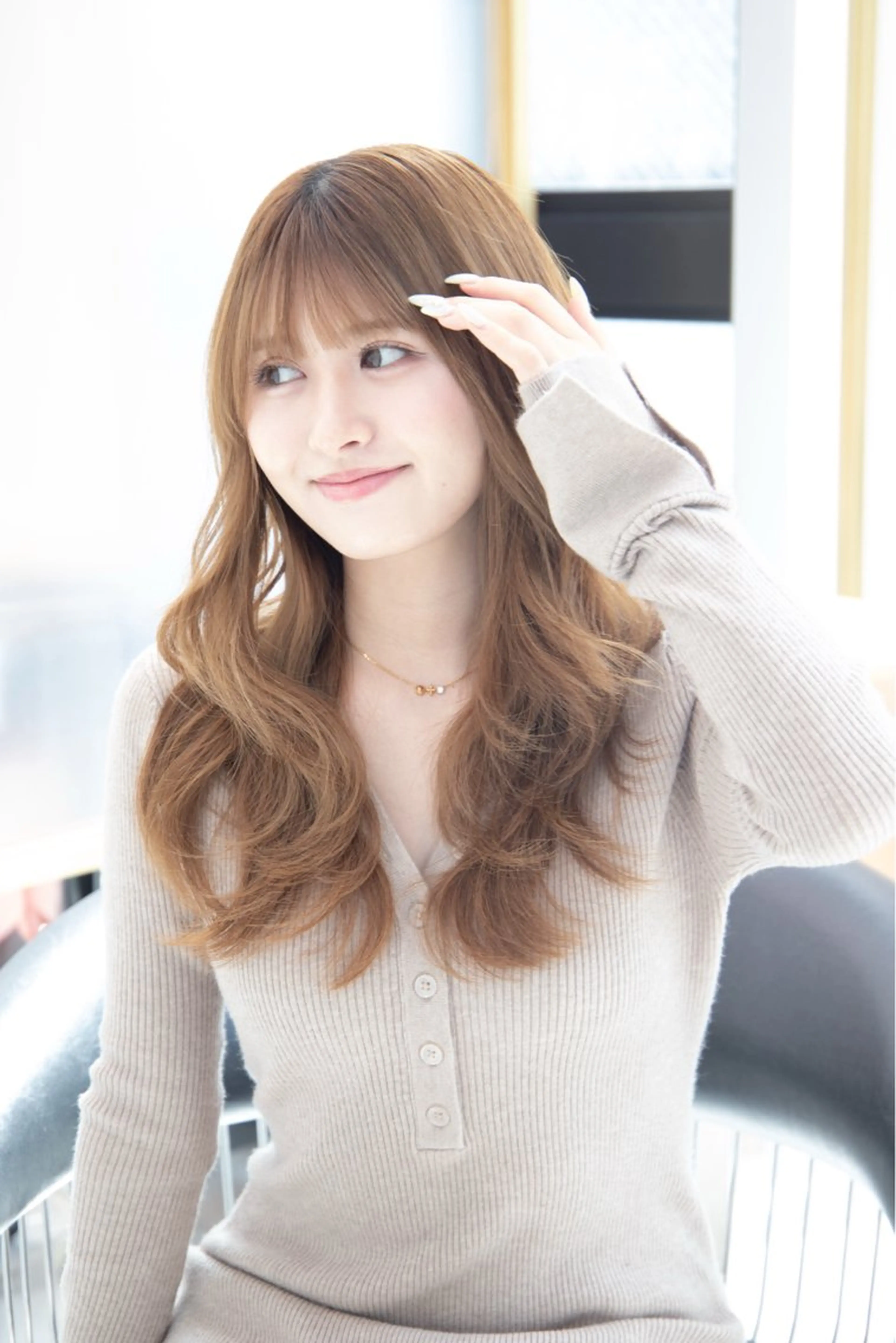 セミロング 【公式】LUCEY 川越のヘアスタイル