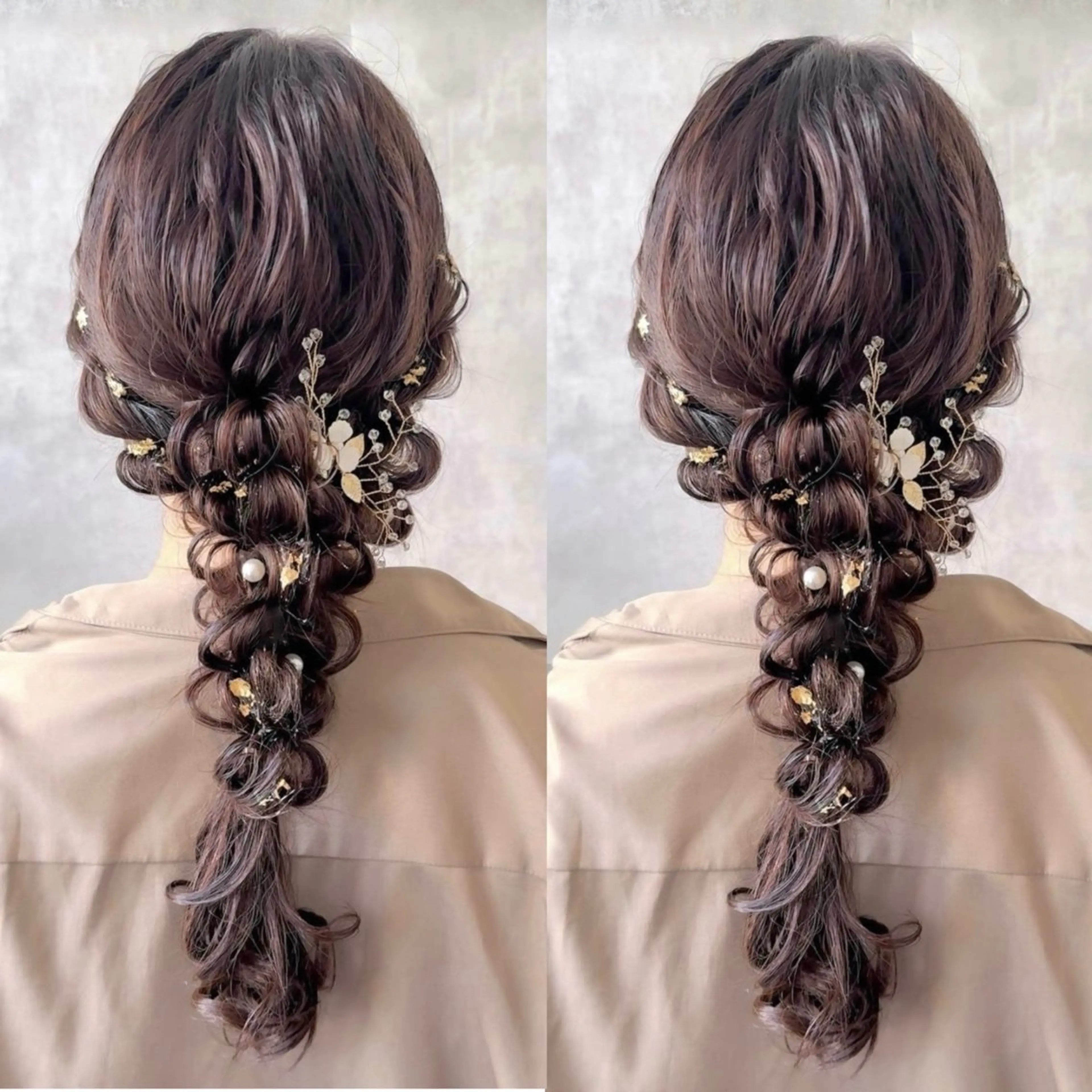 ロング ヘアアレンジ ロング ヘアセット ヘアメ🎀推しカラー 🥣横浜/しほ🧸のヘアスタイル