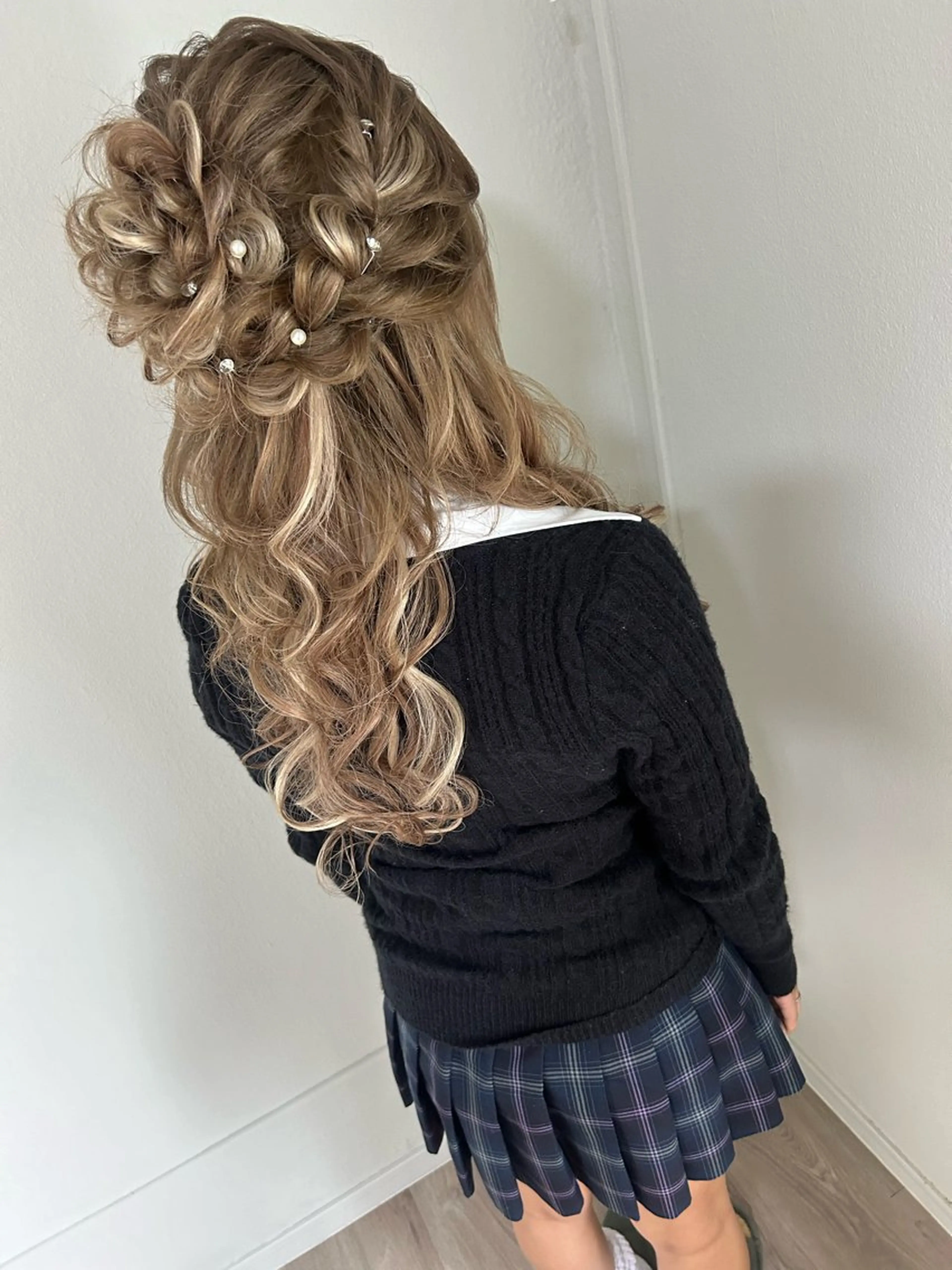 ヘアアレンジ 卒業式のヘアスタイル 木村 友香のヘアスタイル