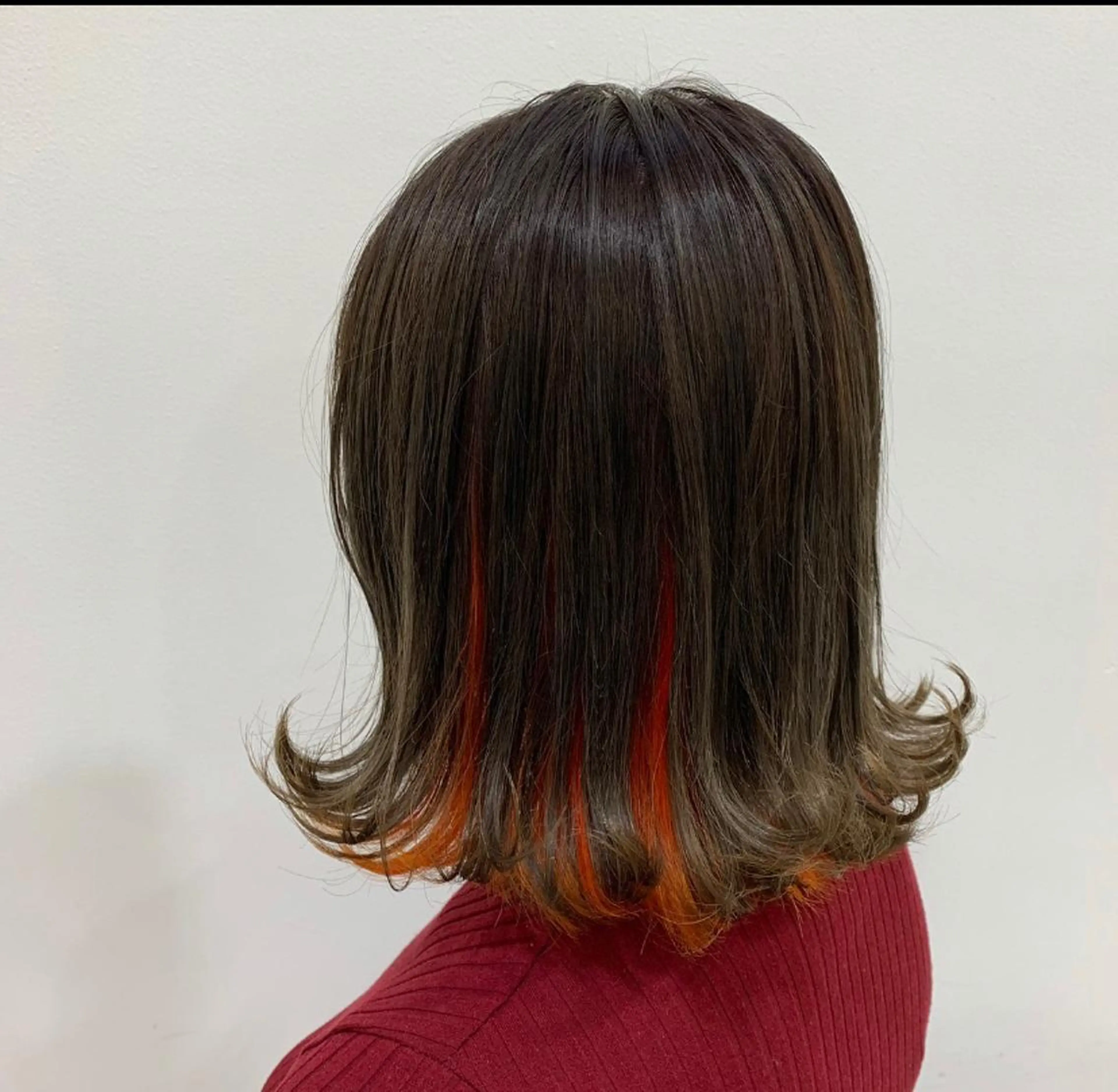 ミディアム カラー ハイトーンカラー インナーカラー Happiness所属・🌻Insta指名 NO.1🌻Shoのヘアスタイル