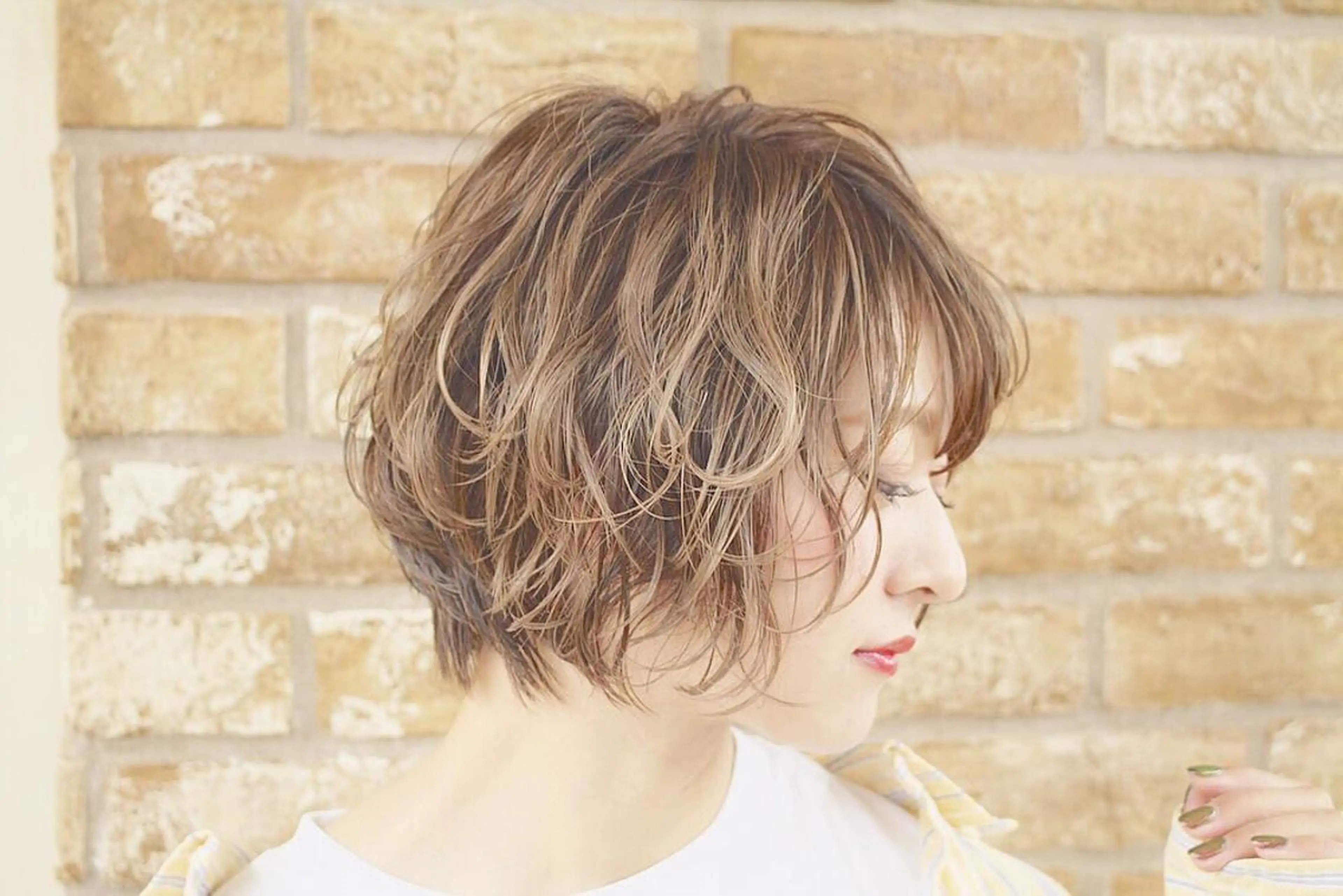 ショート ハイライト ショートヘア 恵比寿 内川 賀生のヘアスタイル