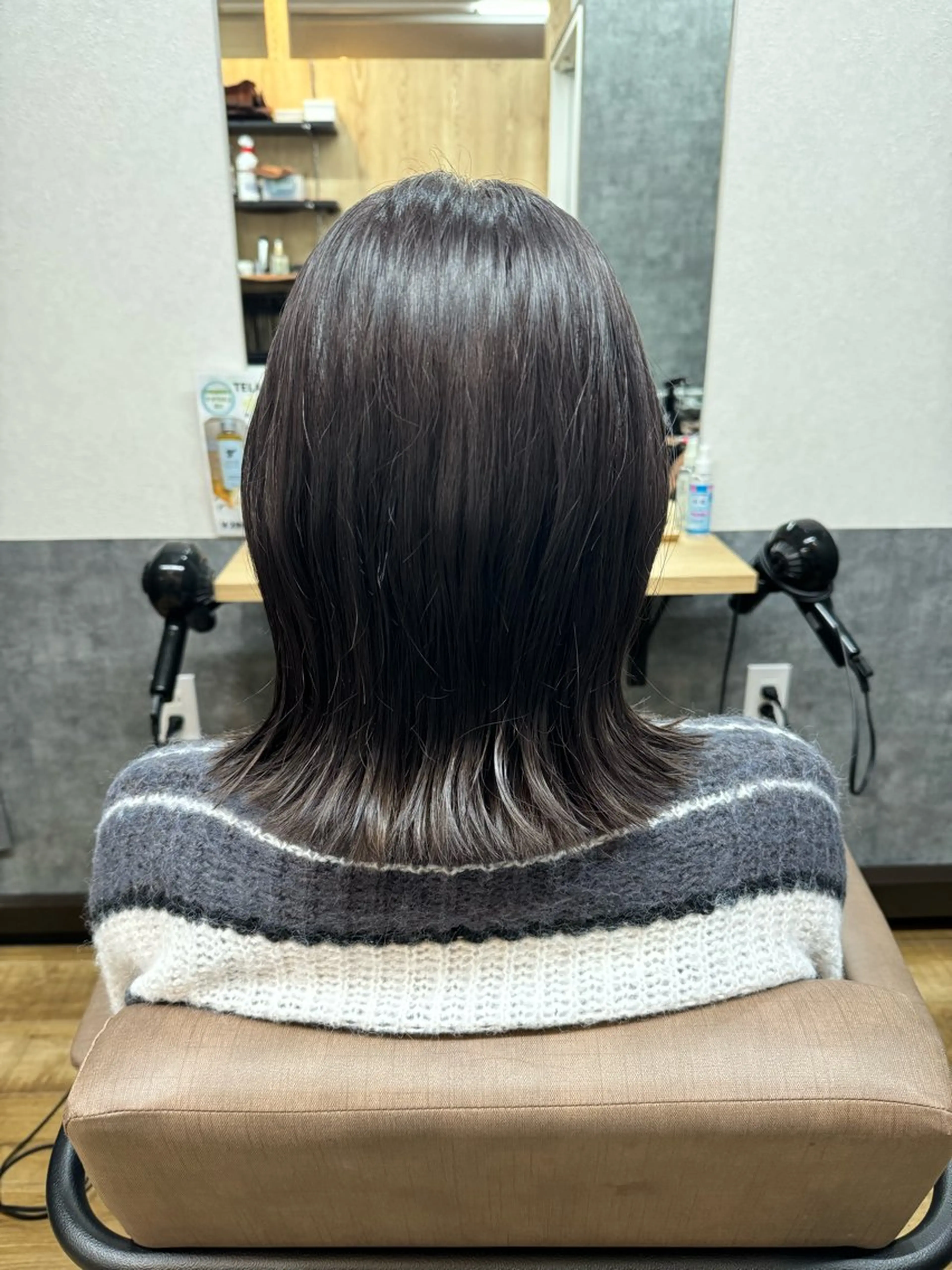 セミロング アッシュ メンズカット特化 今野のヘアスタイル