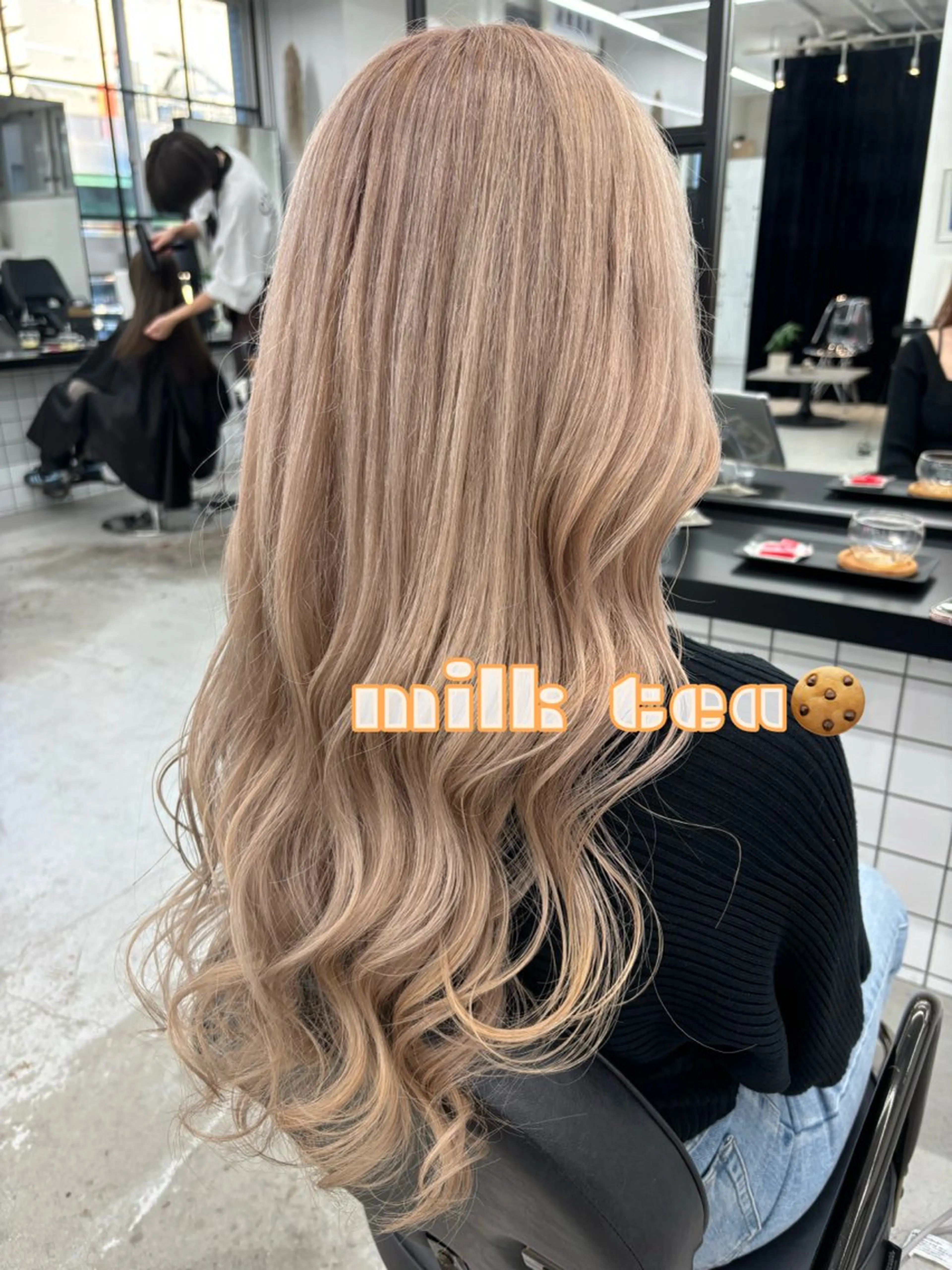 ロング カラー ハイトーンカラー ヘアカラー トリートメント 🫧‪Ameri🫧 JILLSTUDIOのヘアスタイル