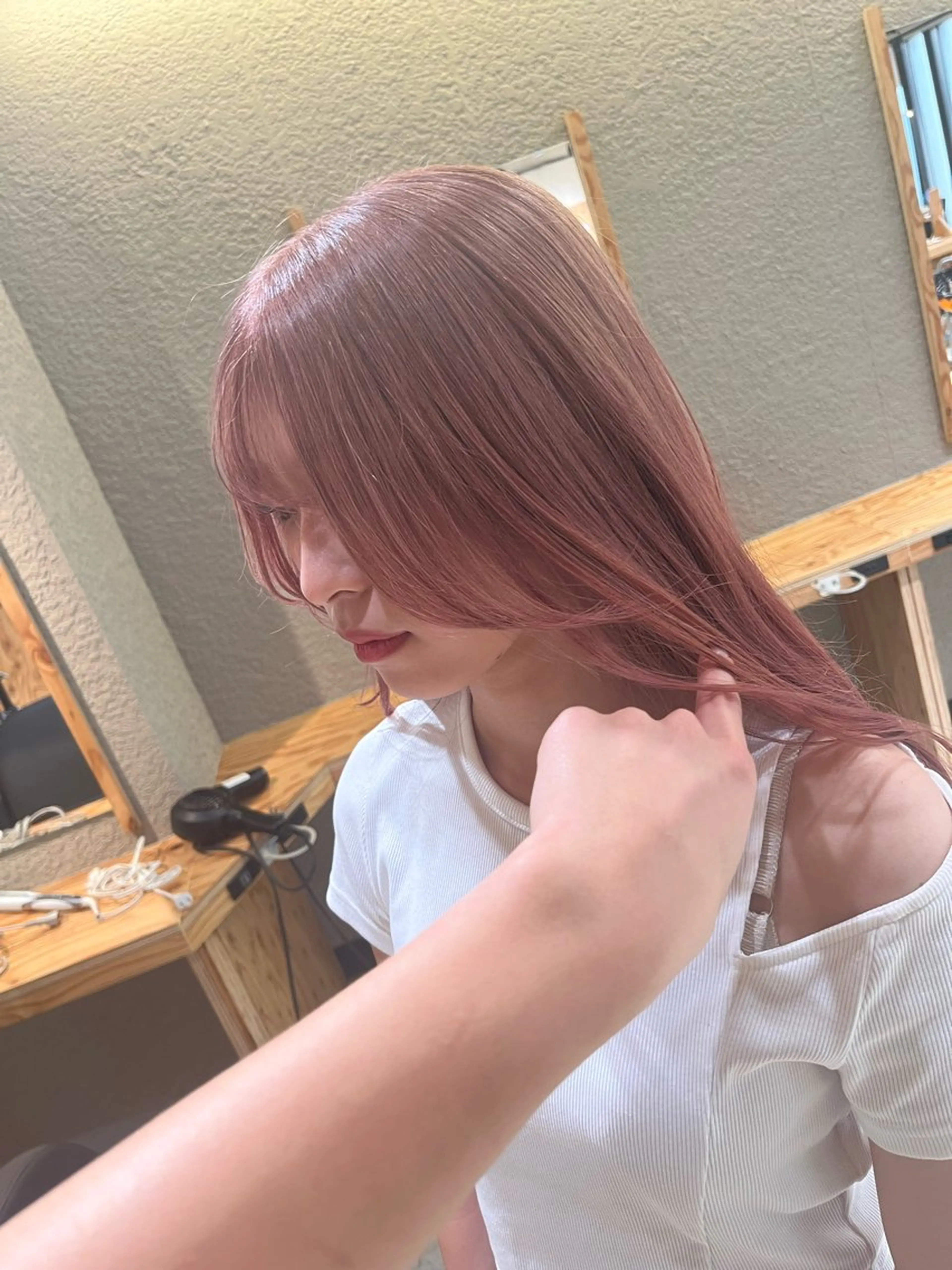 セミロング ヘアカラー トリートメント 🏅EIGHT難波/ 【店長】タモツのヘアスタイル