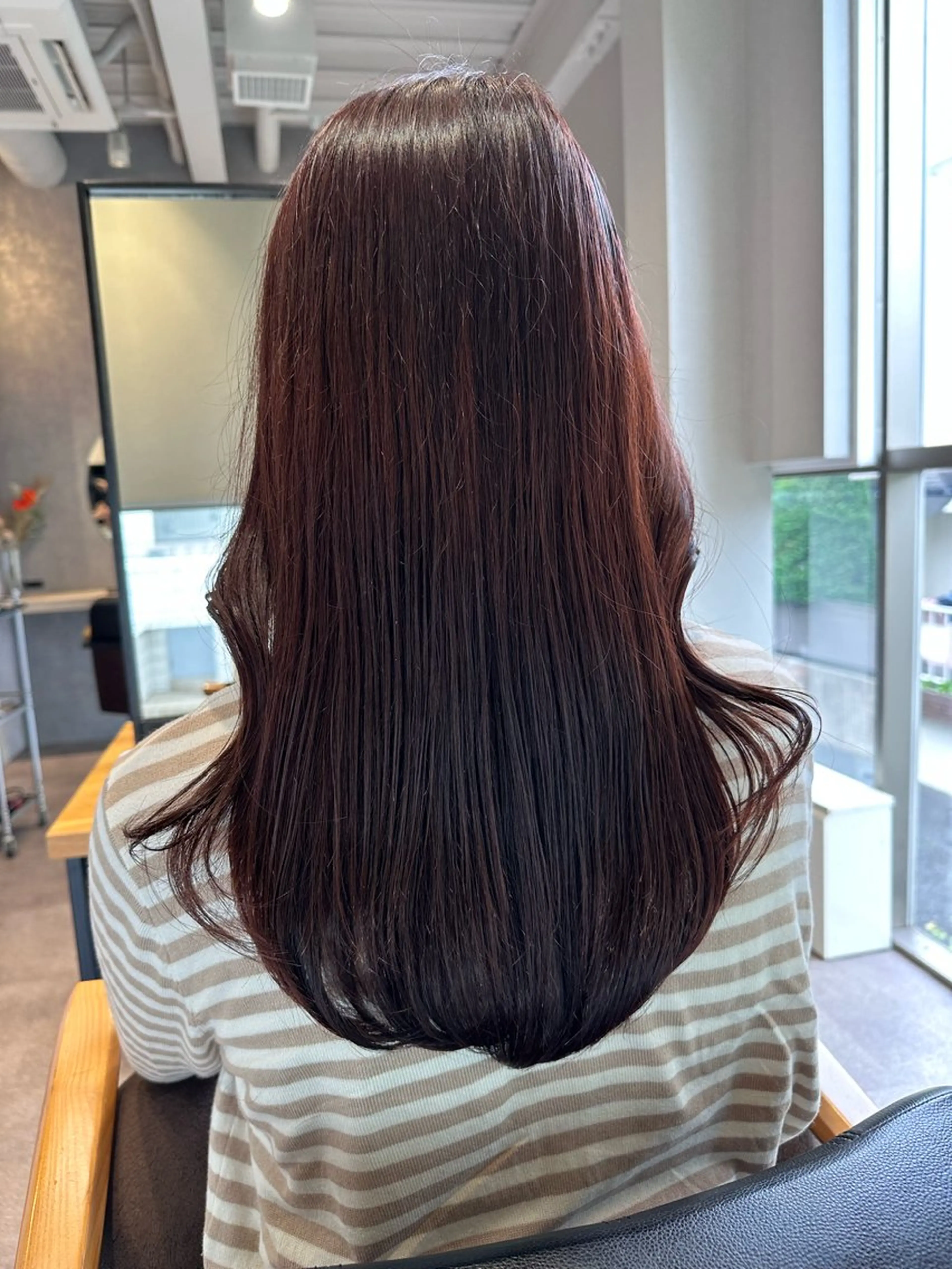 ロング カラー ヘアカラー 韓国風/オシャレ /縮毛矯正/滝口琴未のヘアスタイル