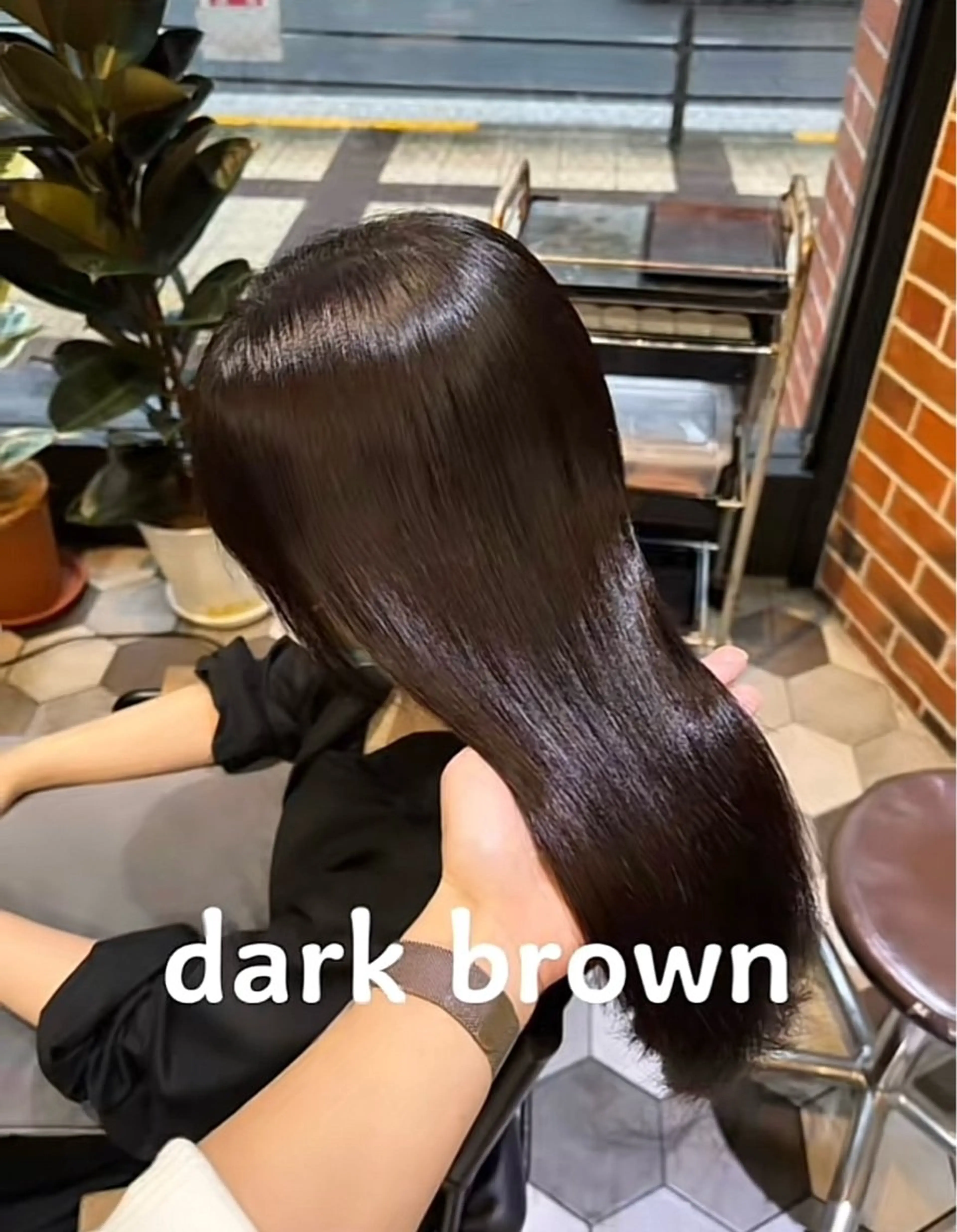 ロング カット 縮毛矯正 トリートメント 石原 悠貴のヘアスタイル