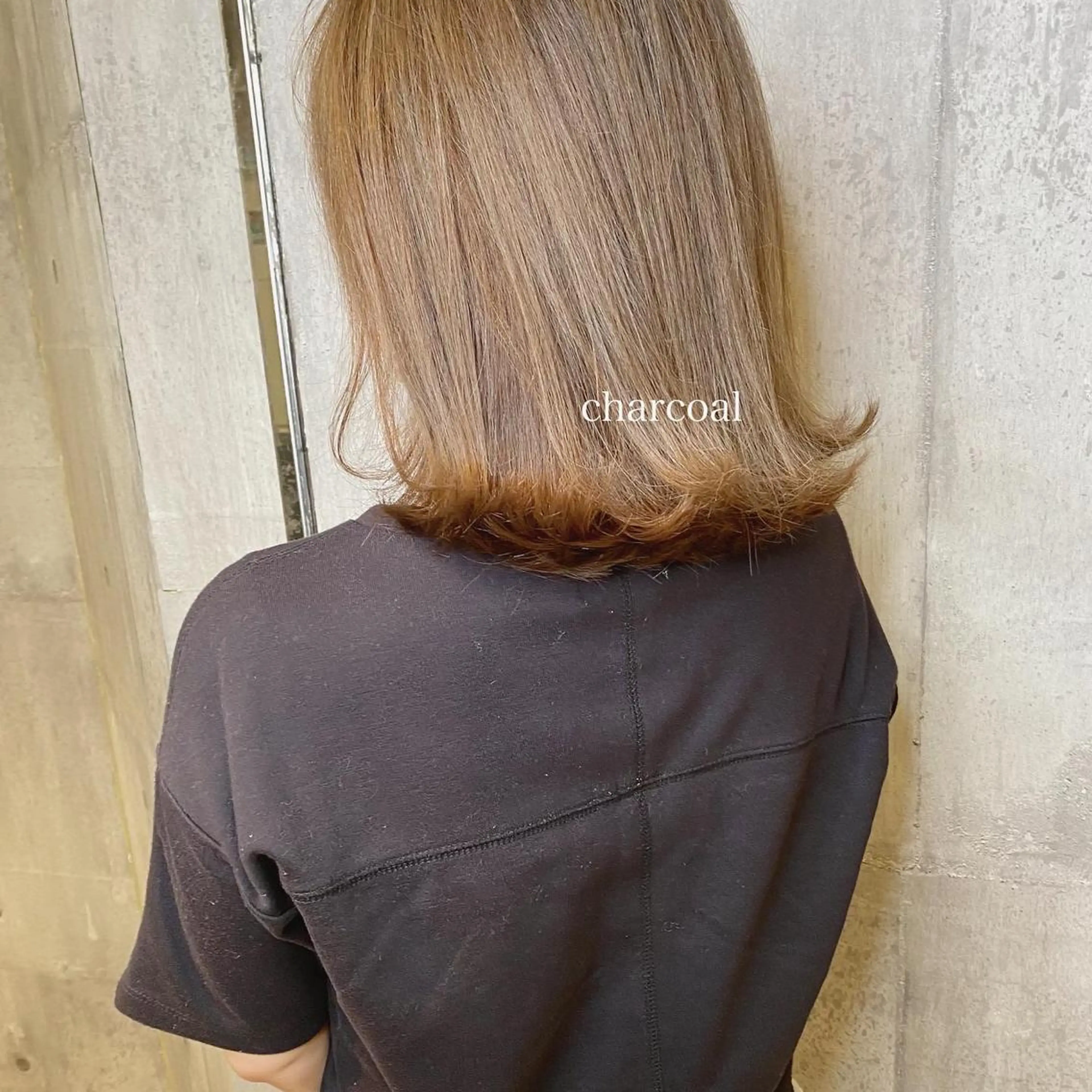 ミディアム カラー ブリーチ ハイトーンカラー カット ヘアカラー トリートメント 田室 和幸のヘアスタイル