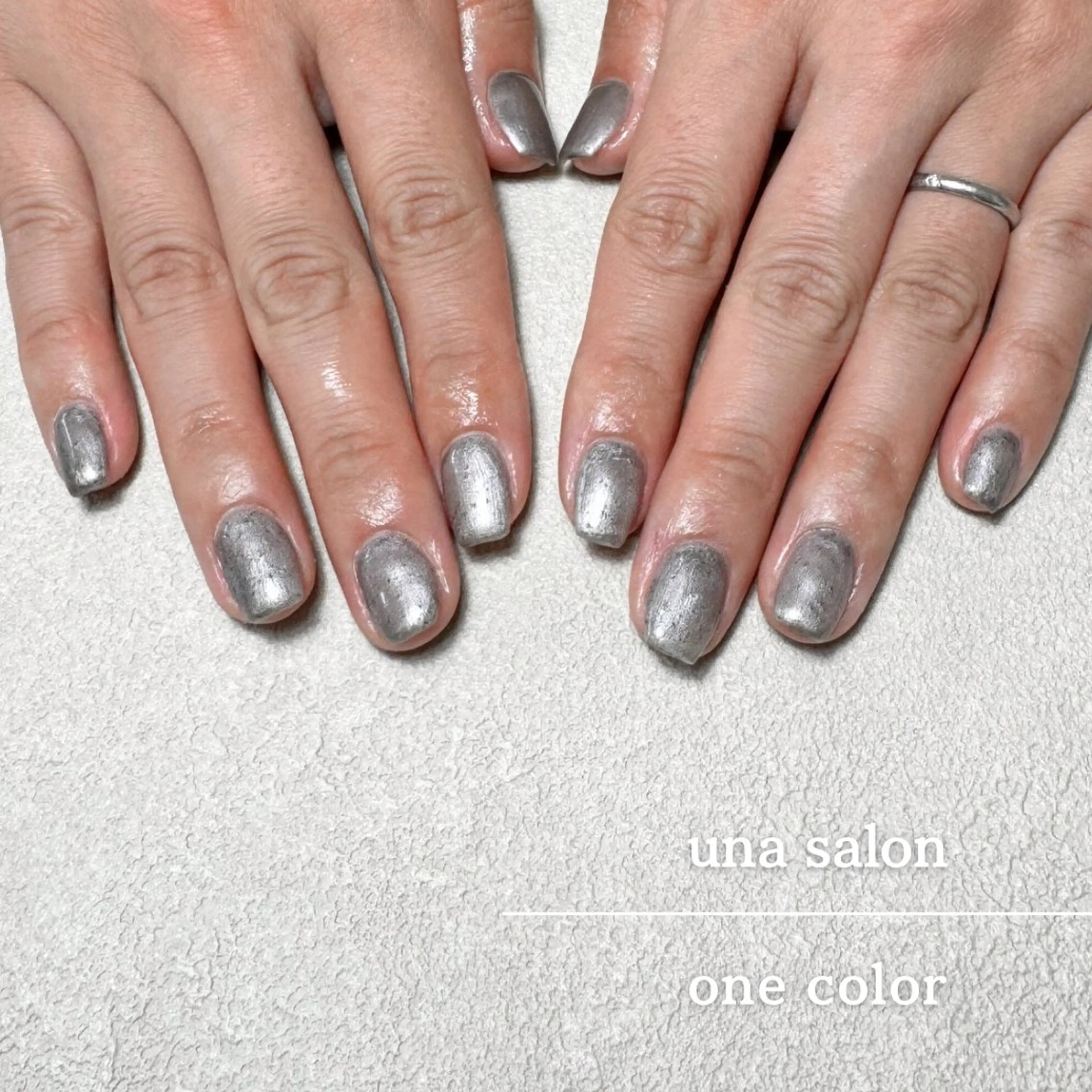 ネイル ワンカラーネイル una salon / ネイル&顔脱毛のネイルデザイン