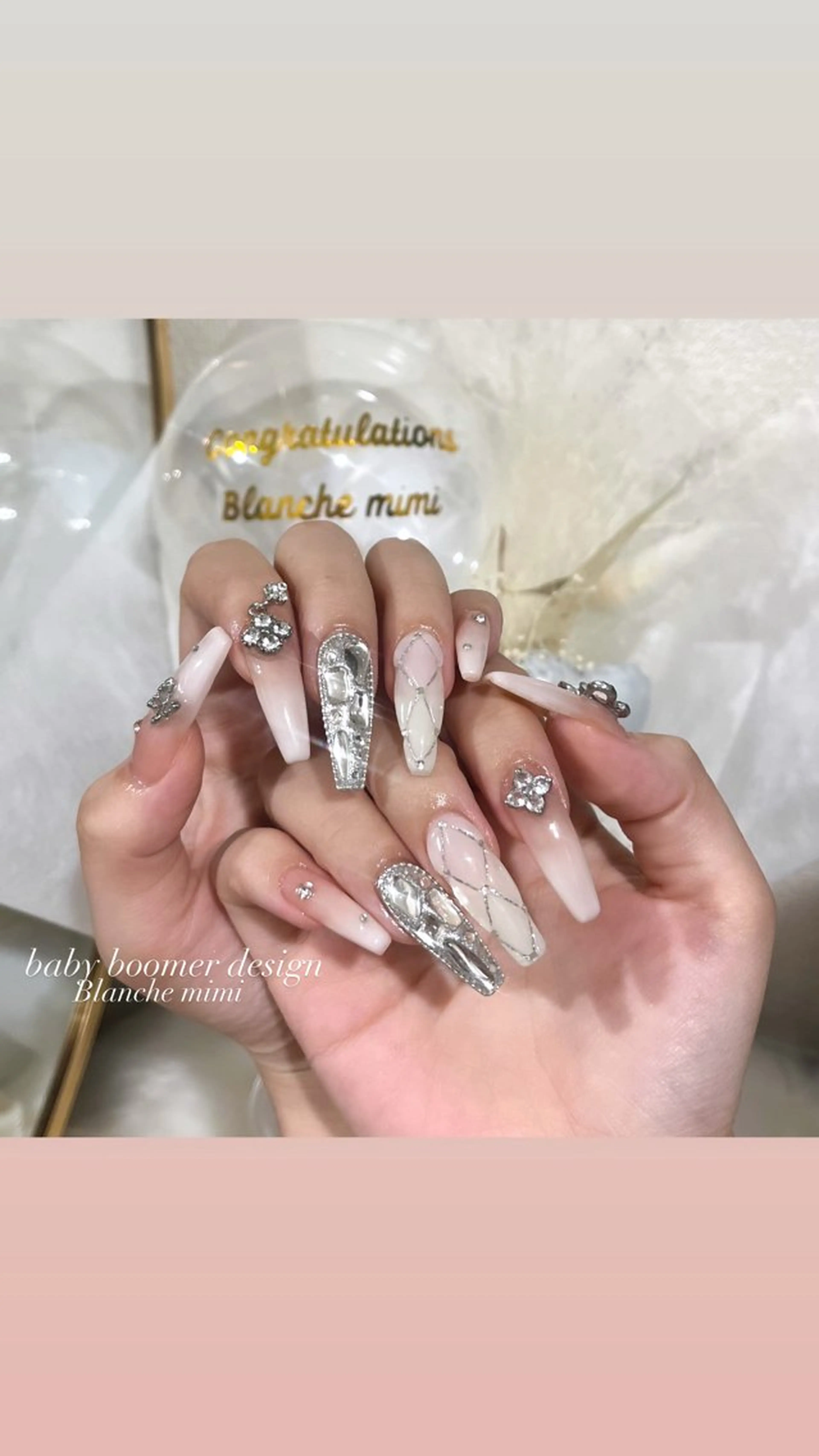 ネイル ハンドネイル Blanche mimi.u_aのネイルデザイン