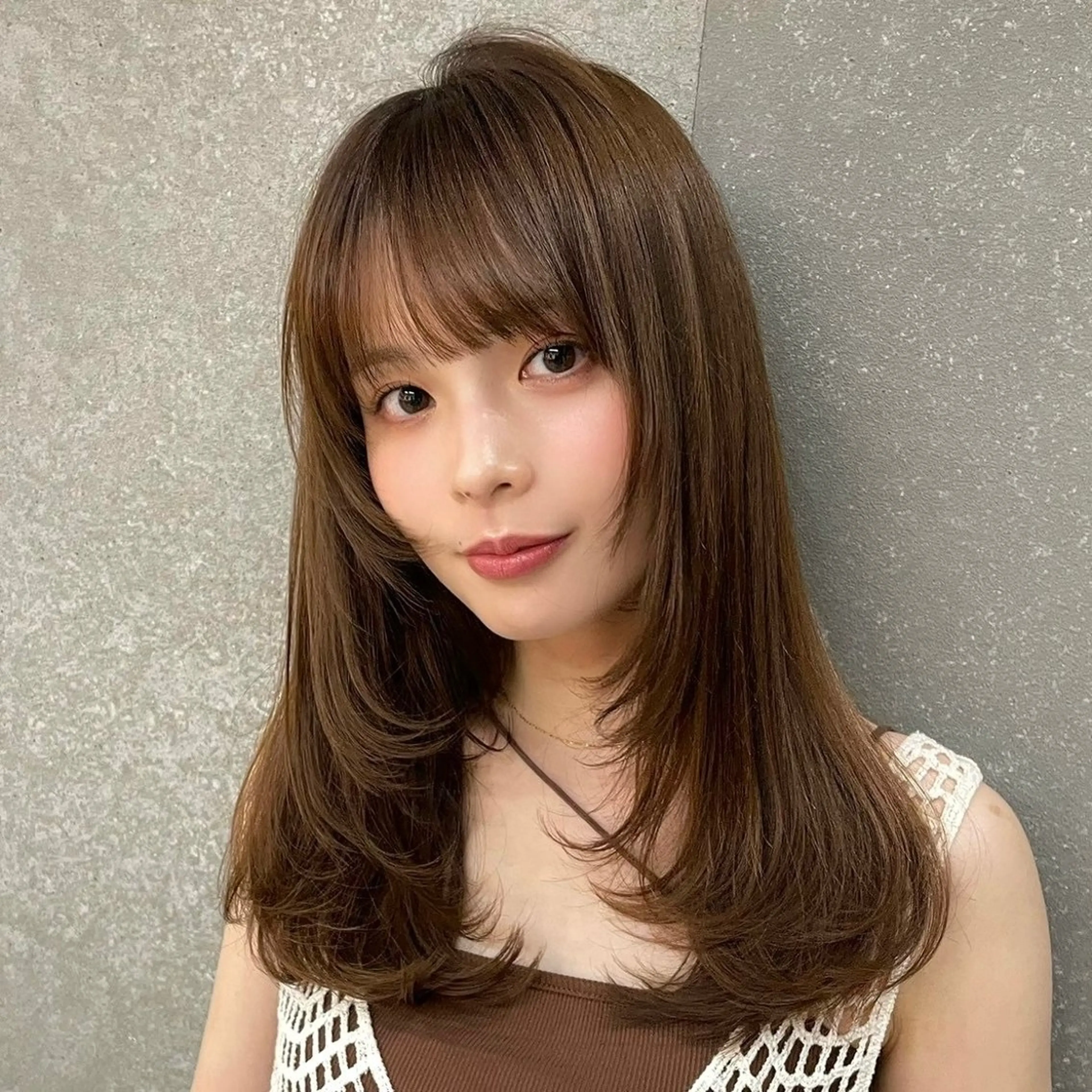 セミロング カラー 🎀Rimi୨୧ ✨艶✨color🎀のヘアスタイル