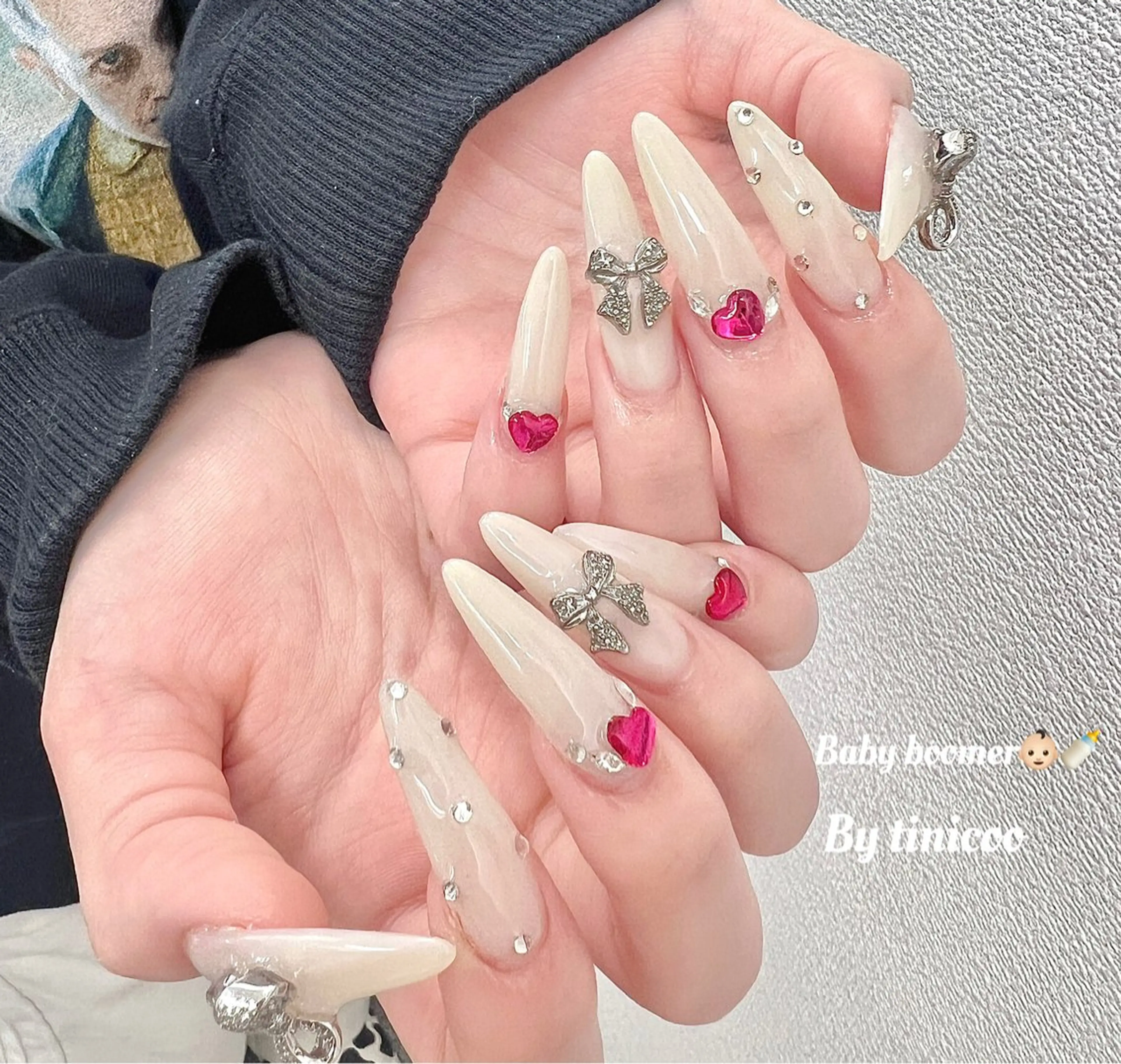 ネイル ハンドネイル Tinicoo Yuki ❄️のネイルデザイン