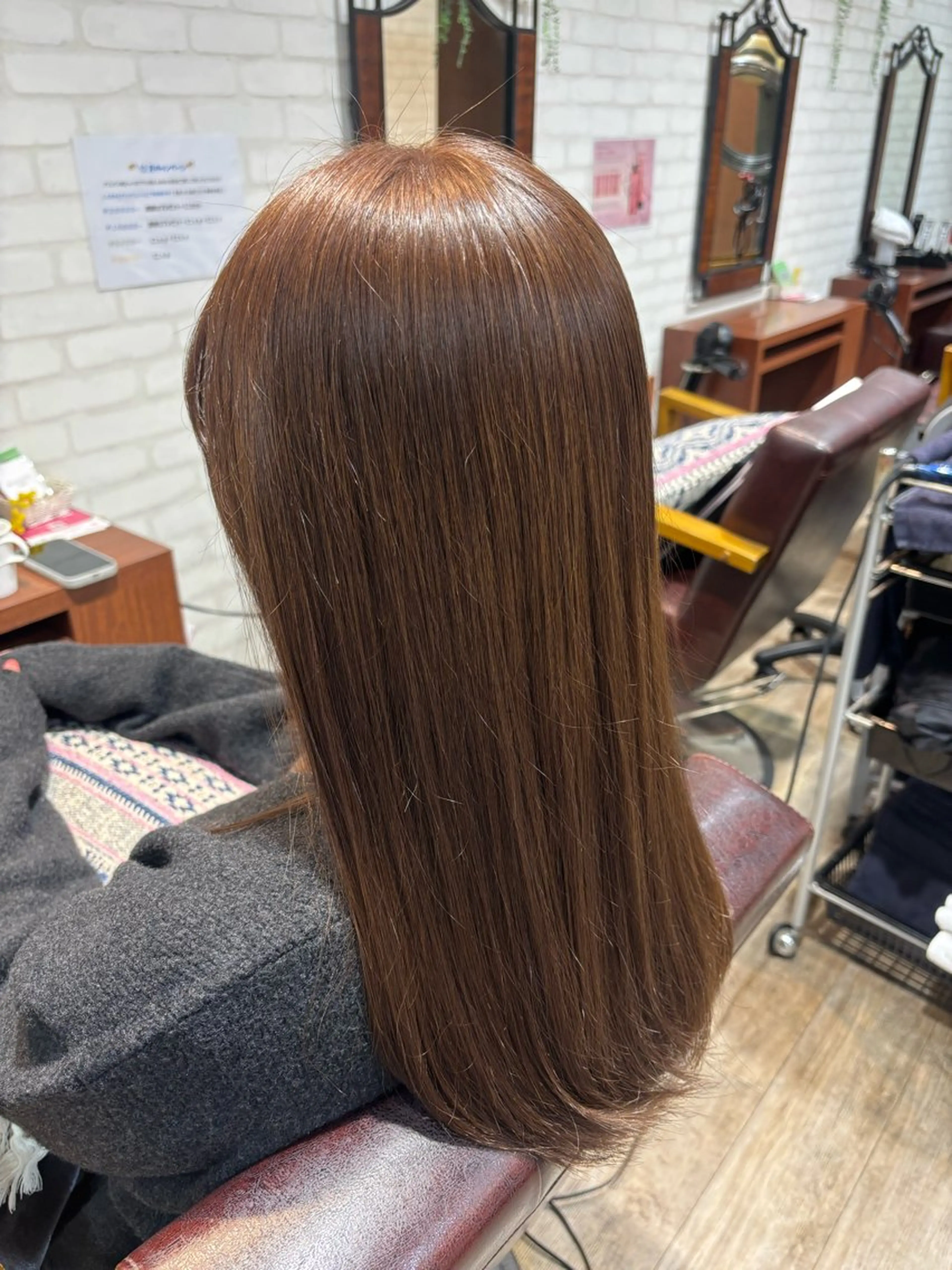 カラー ブリーチ ブラウンカラー 透明感カラー ダブルカラー ブリーチなしカラー 🫧ブロッサム 田中 琴羽🫧のヘアスタイル