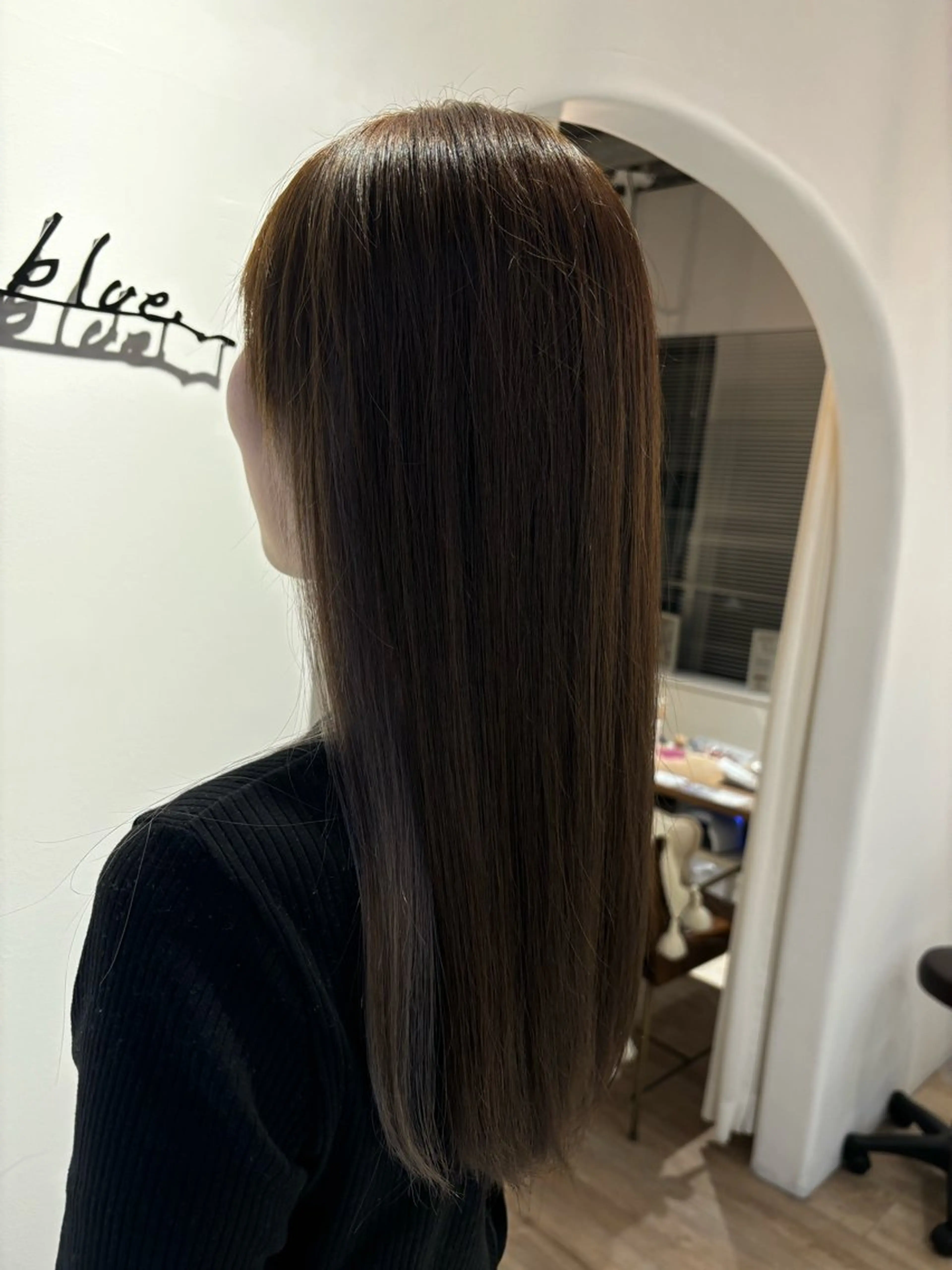 ロング カラー イヤリングカラー レイヤーカット 湘南台/高倉航汰のヘアスタイル