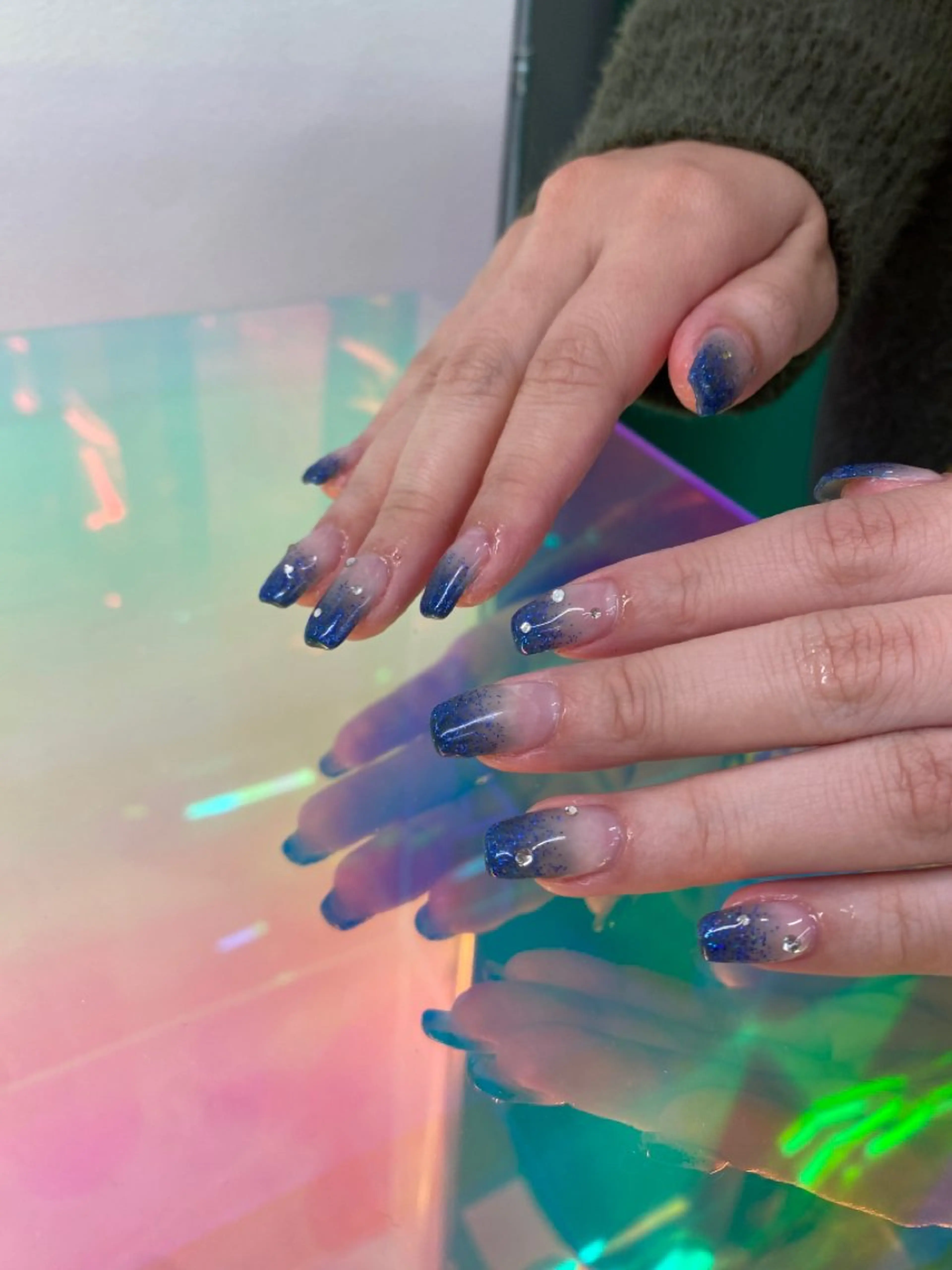 ネイル ラメ(グリッター) chika ／ nailのネイルデザイン