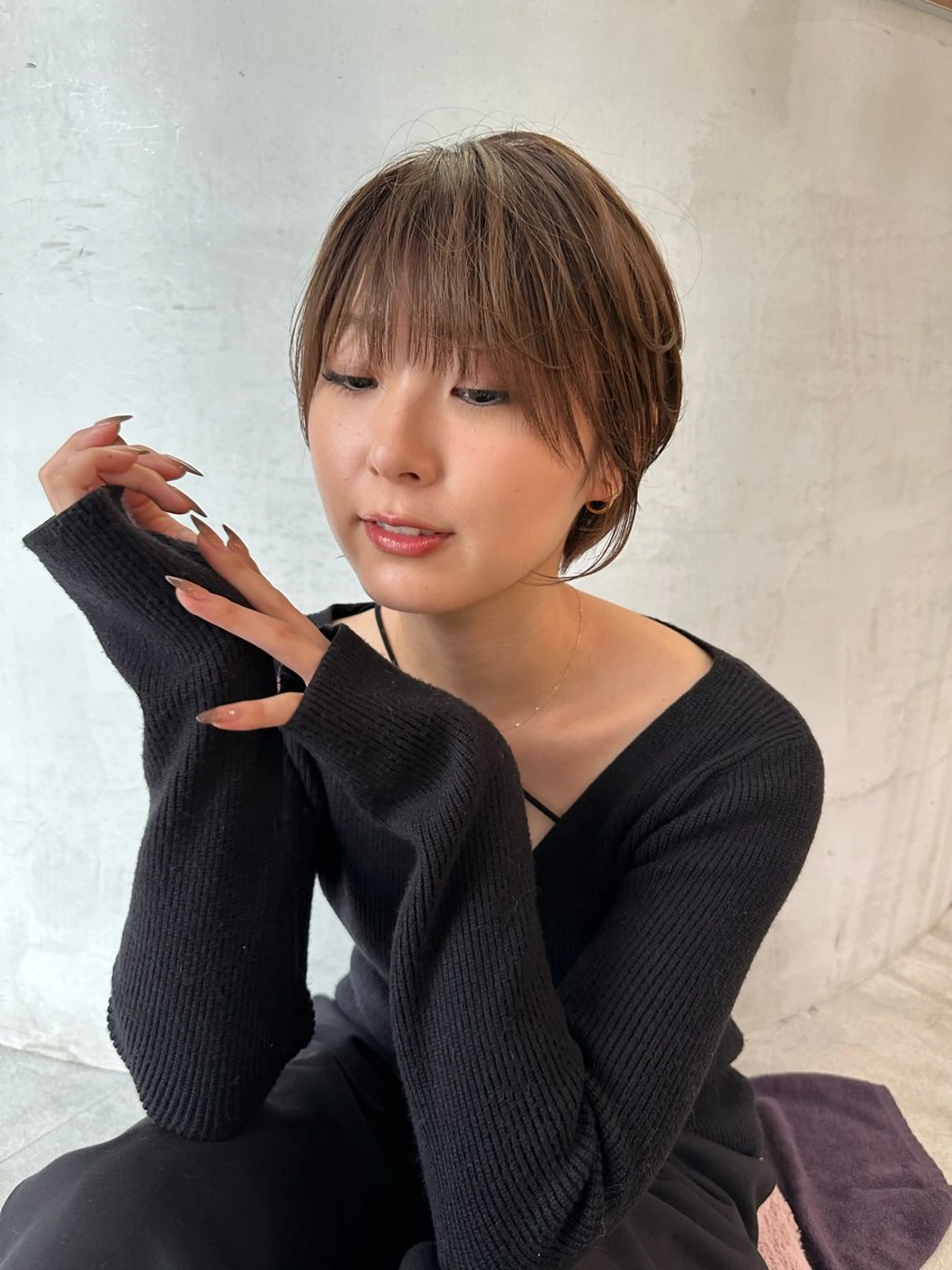 ショート ショートヘア カット ヘアカラー トリートメント ヘッドスパ taiga レイヤー /髪質改善/矯正🌈のヘアスタイル