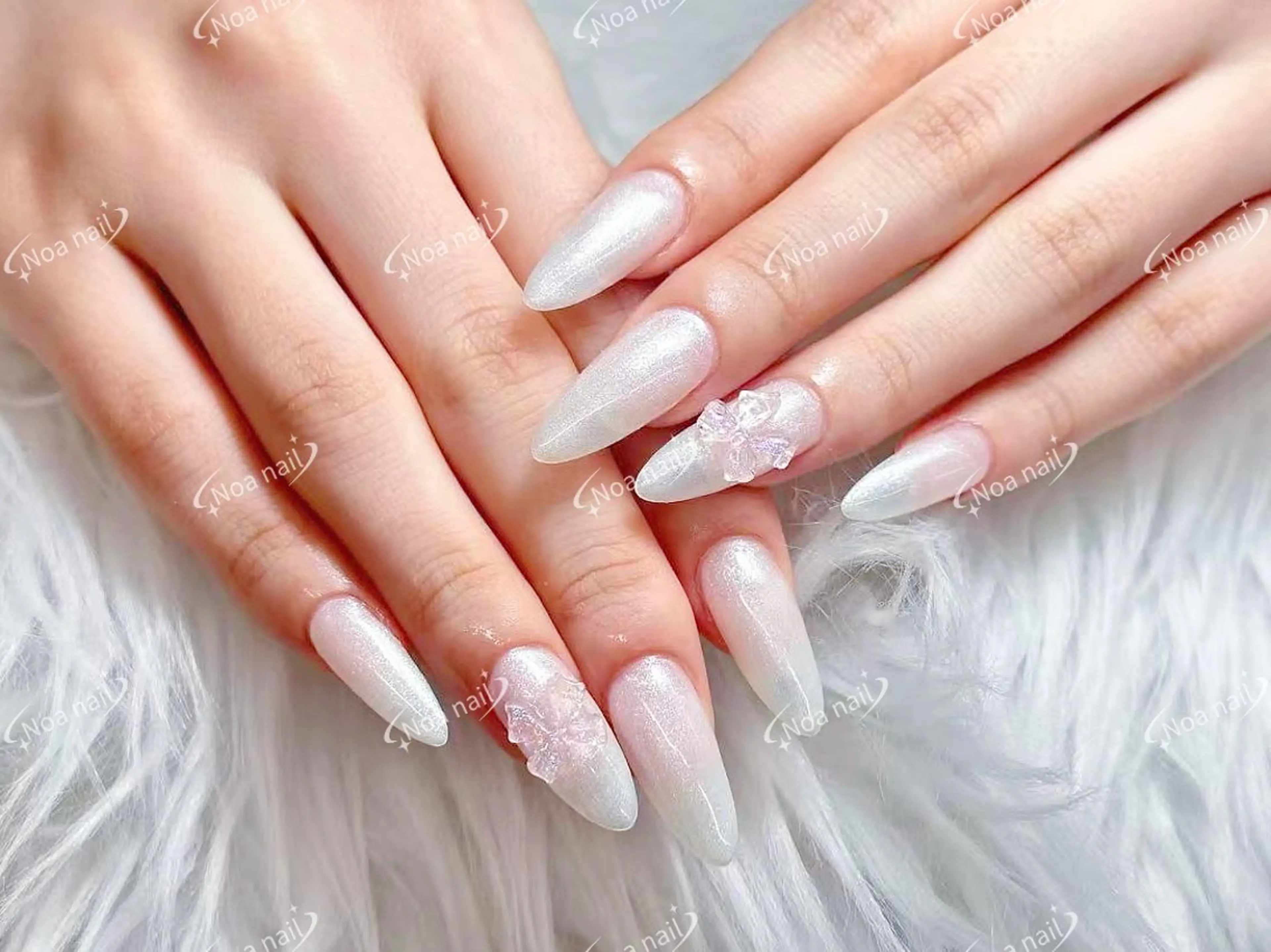 ロング ハンドネイル Noa Nail みつきのネイルデザイン