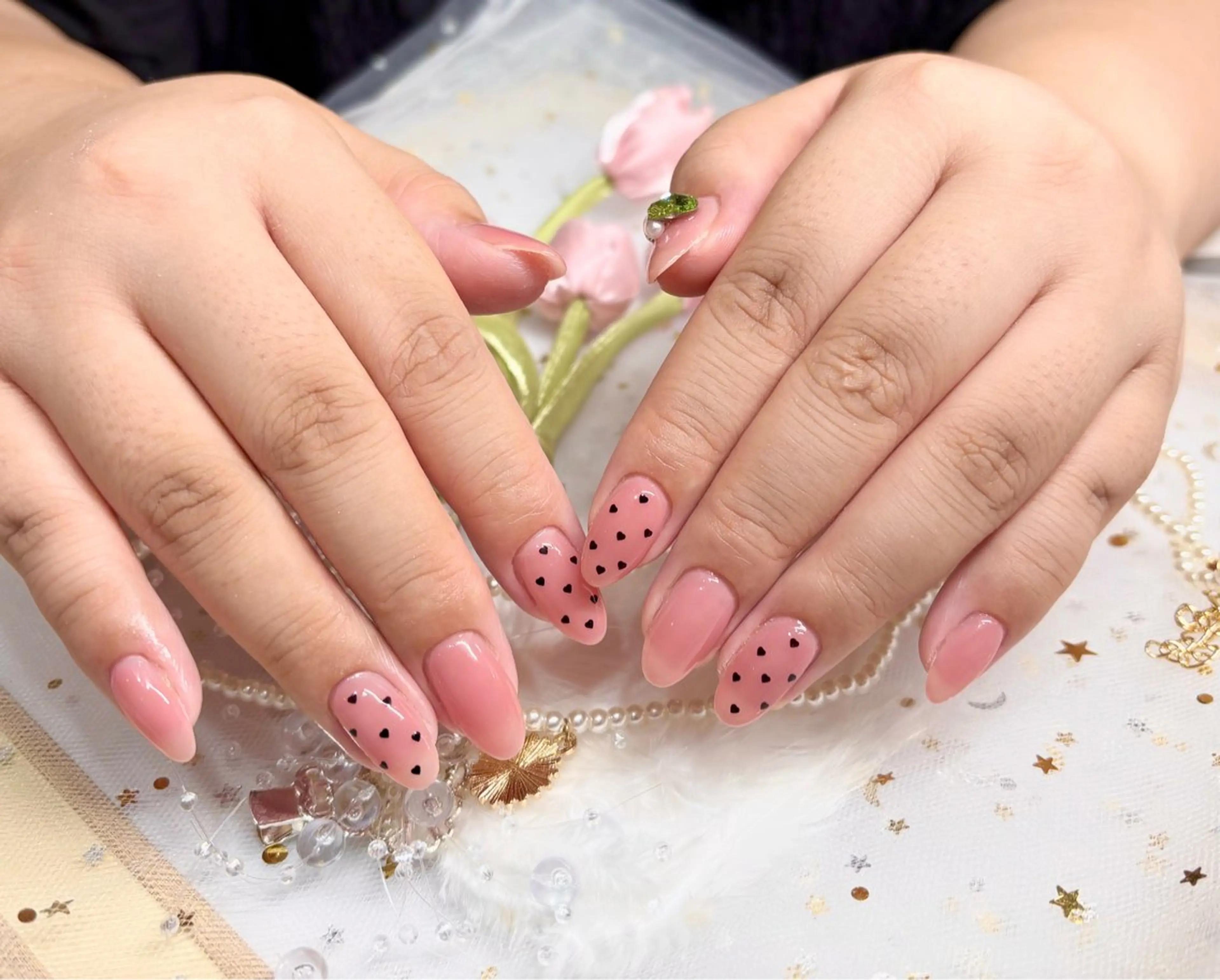 ネイル シンプルネイル dandelion nail北千住のネイルデザイン
