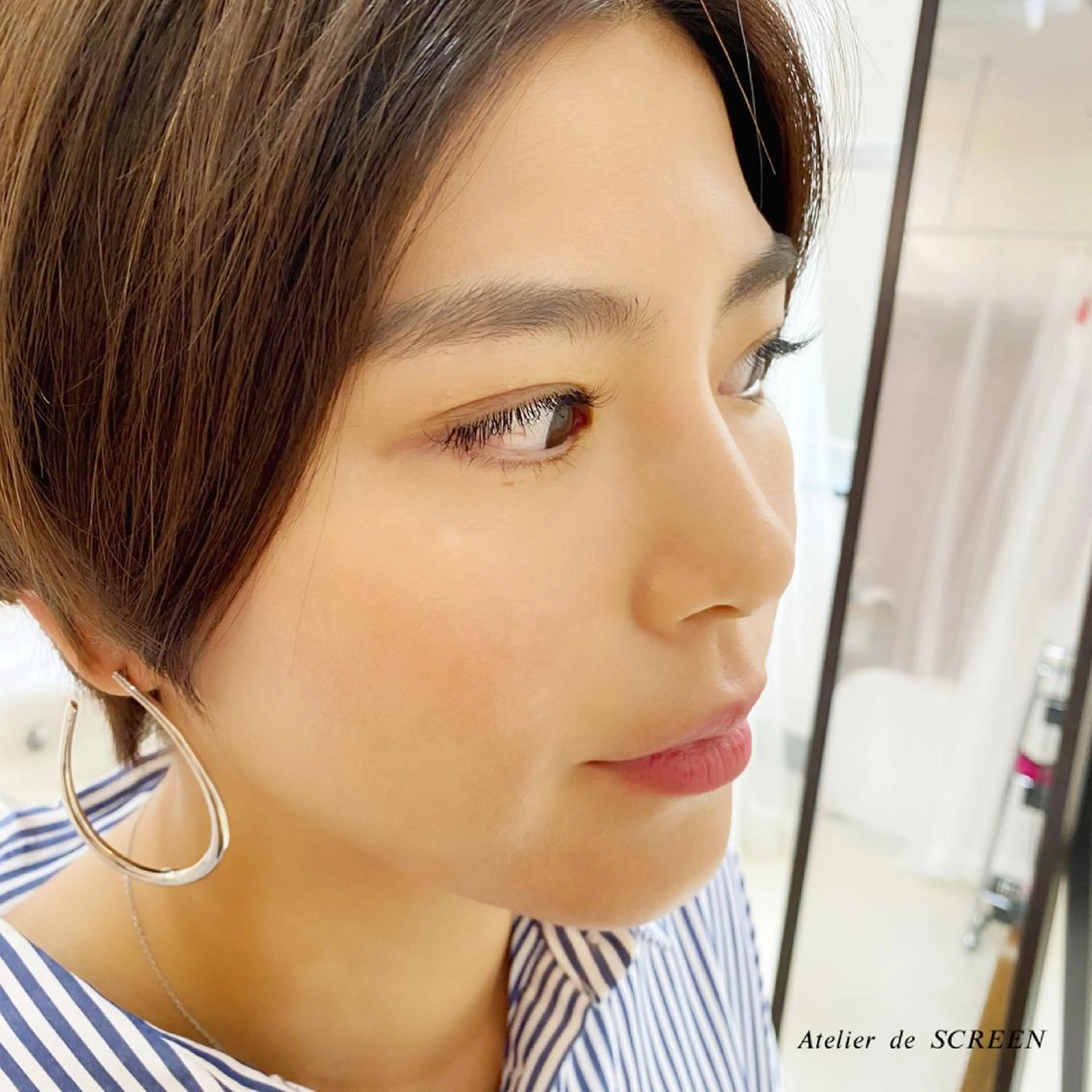 マツエク・マツパ フラットラッシュ Jカール ナチュラル セーブル SCREEN 仙台のマツエク・マツパデザイン