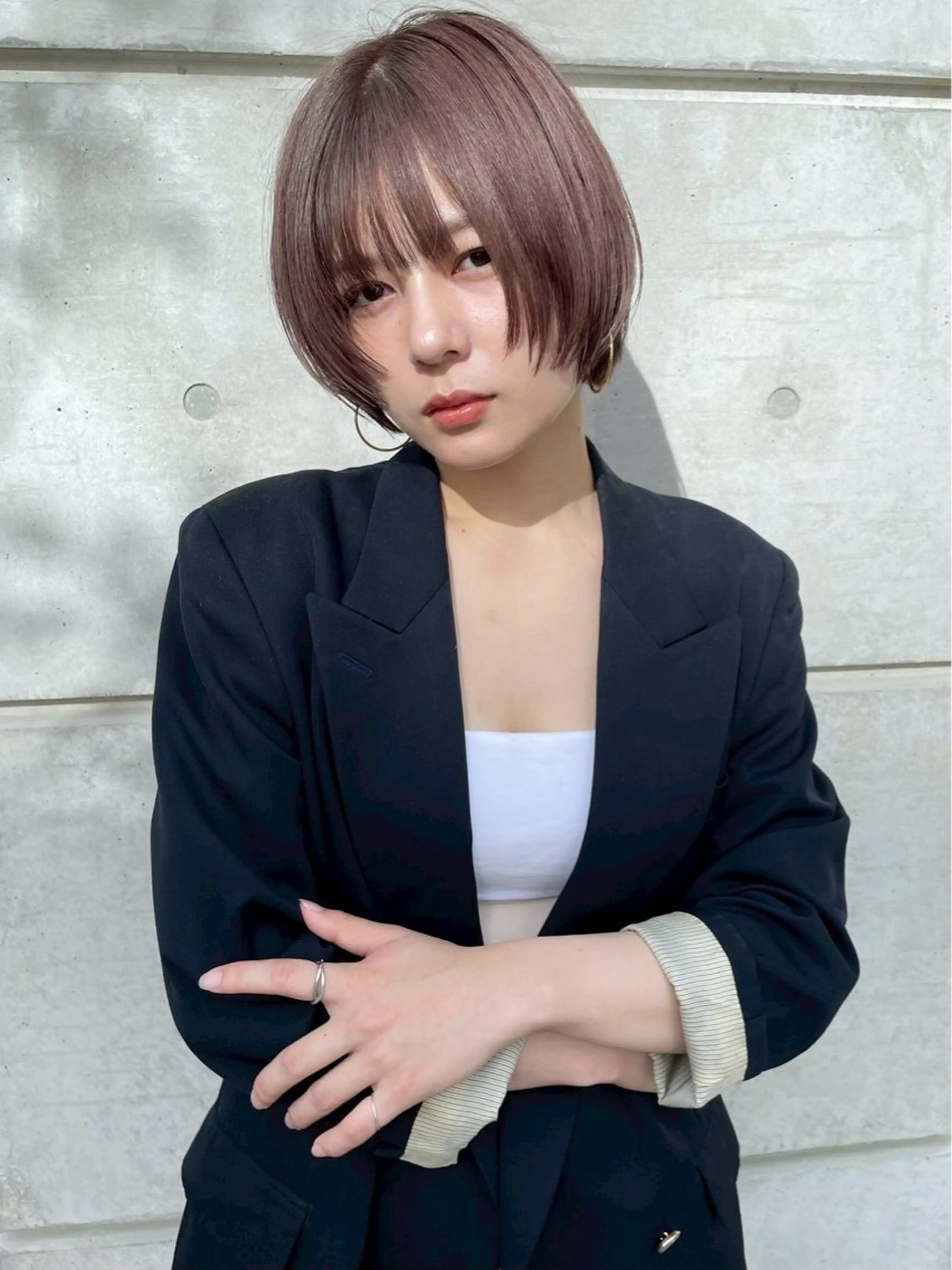 カラー miku/天神 艶カラーのヘアスタイル