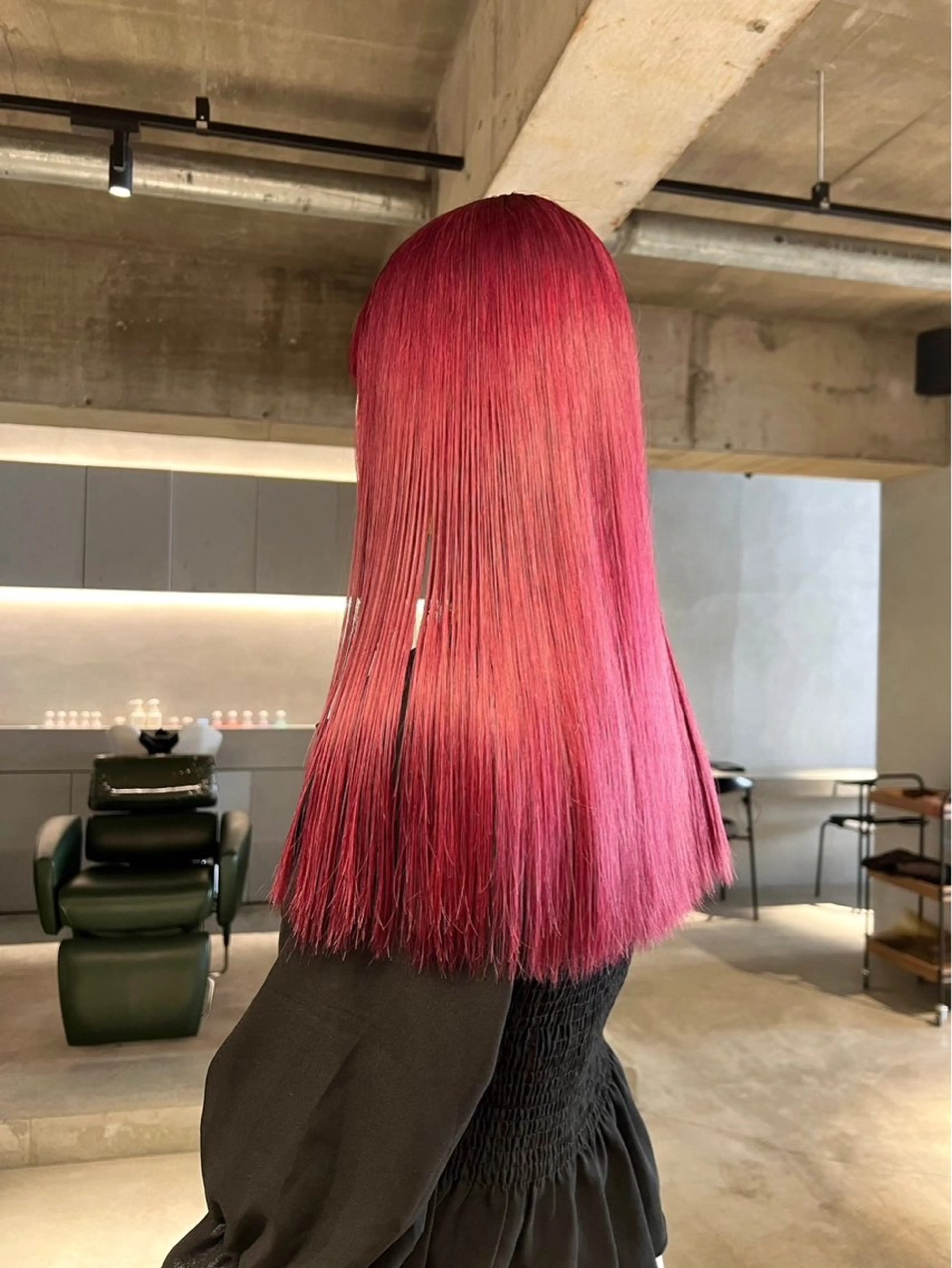ロング 中村 衣里のヘアスタイル