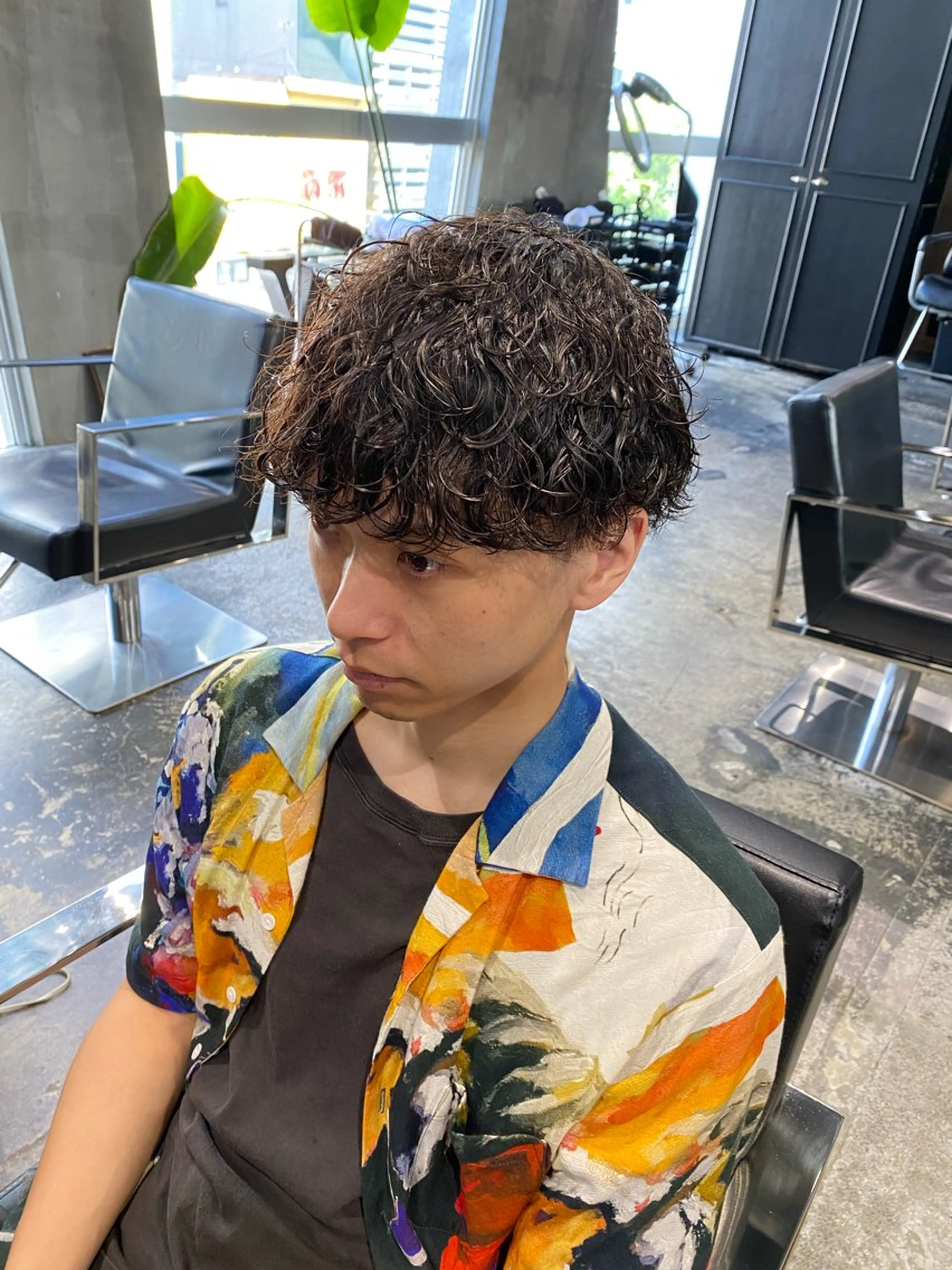 🌈メンズ波巻きパーマ(カット込み)🌈/¥10000の写真