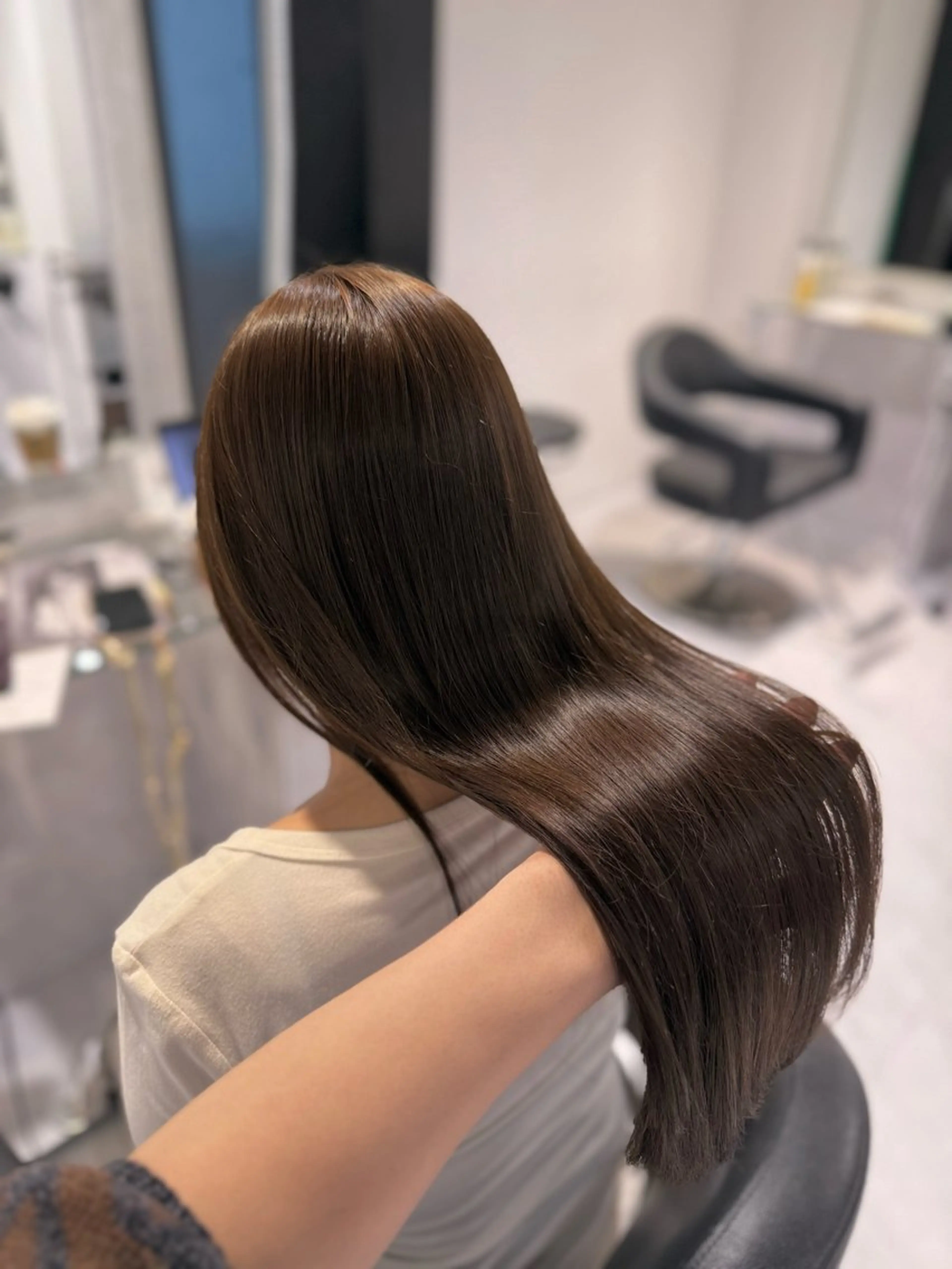 ロング カラー カット ヘアカラー 縮毛矯正 ヘッドスパ ヘアセット CODE.LINE Rimuのヘアスタイル