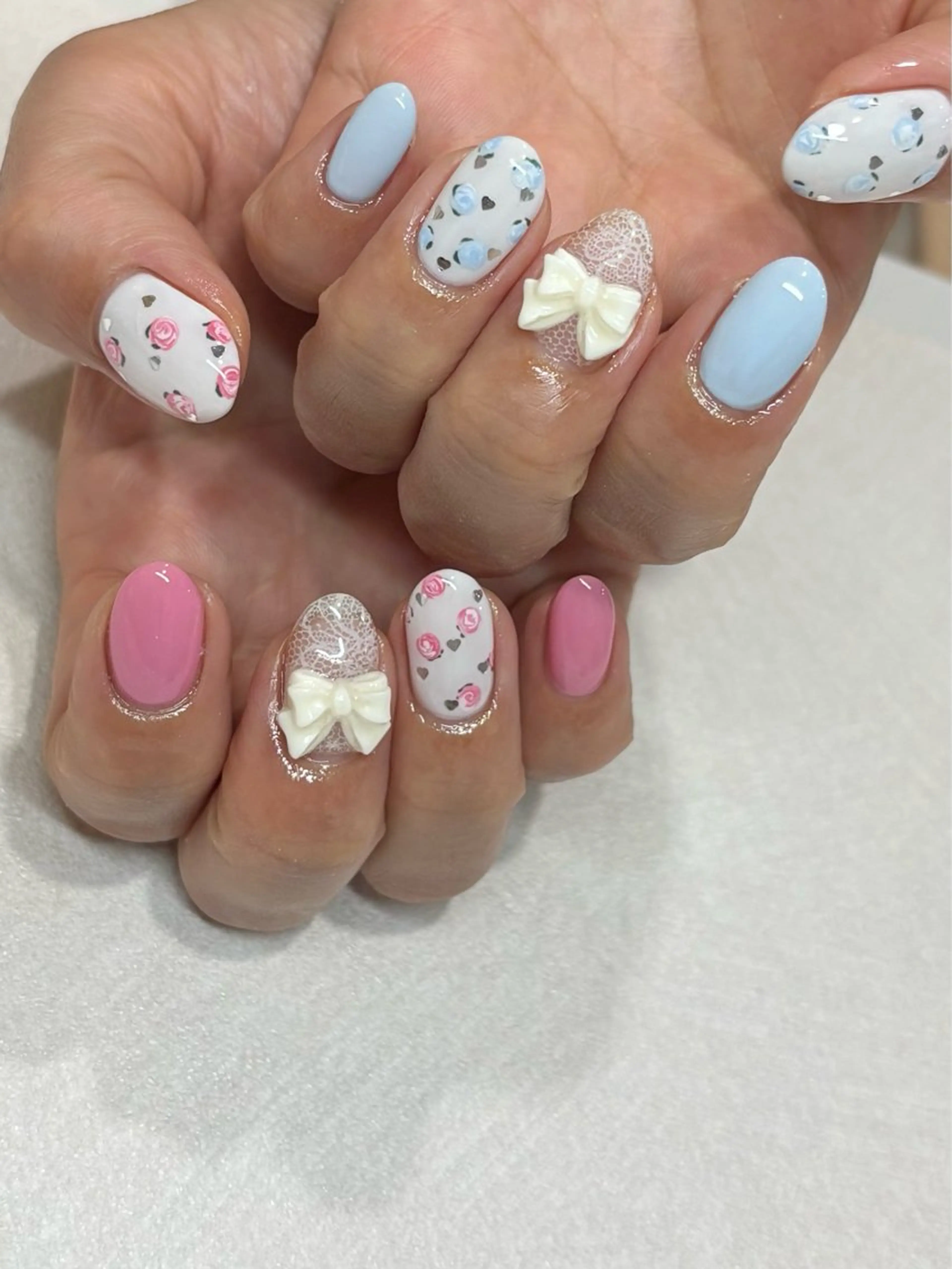 ネイル ハンドネイル ハンドケア パラジェルサロン 大人女性が通うサロンのネイルデザイン