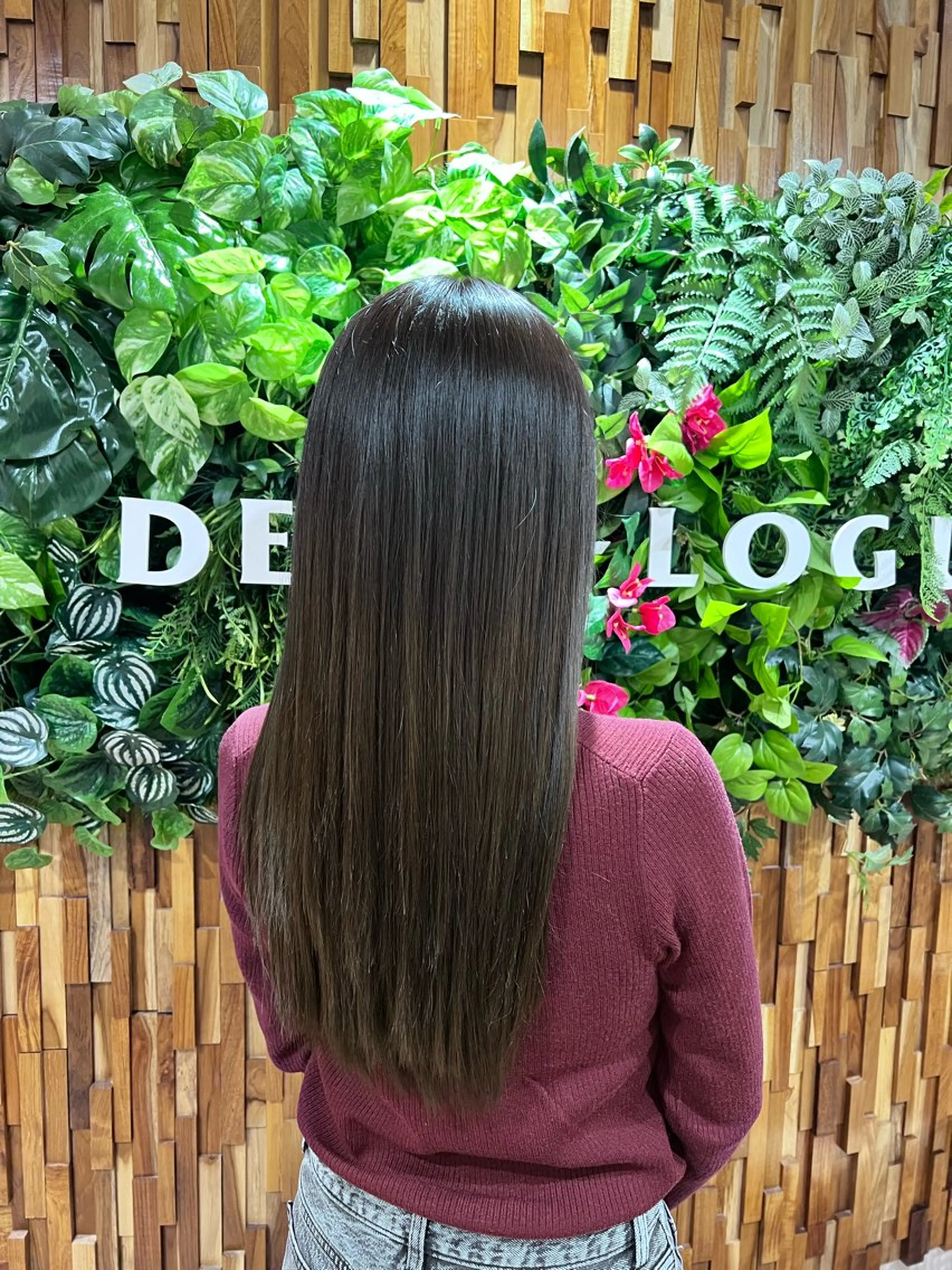 ロング カラー カット ヘアカラー ふなき あすかのヘアスタイル