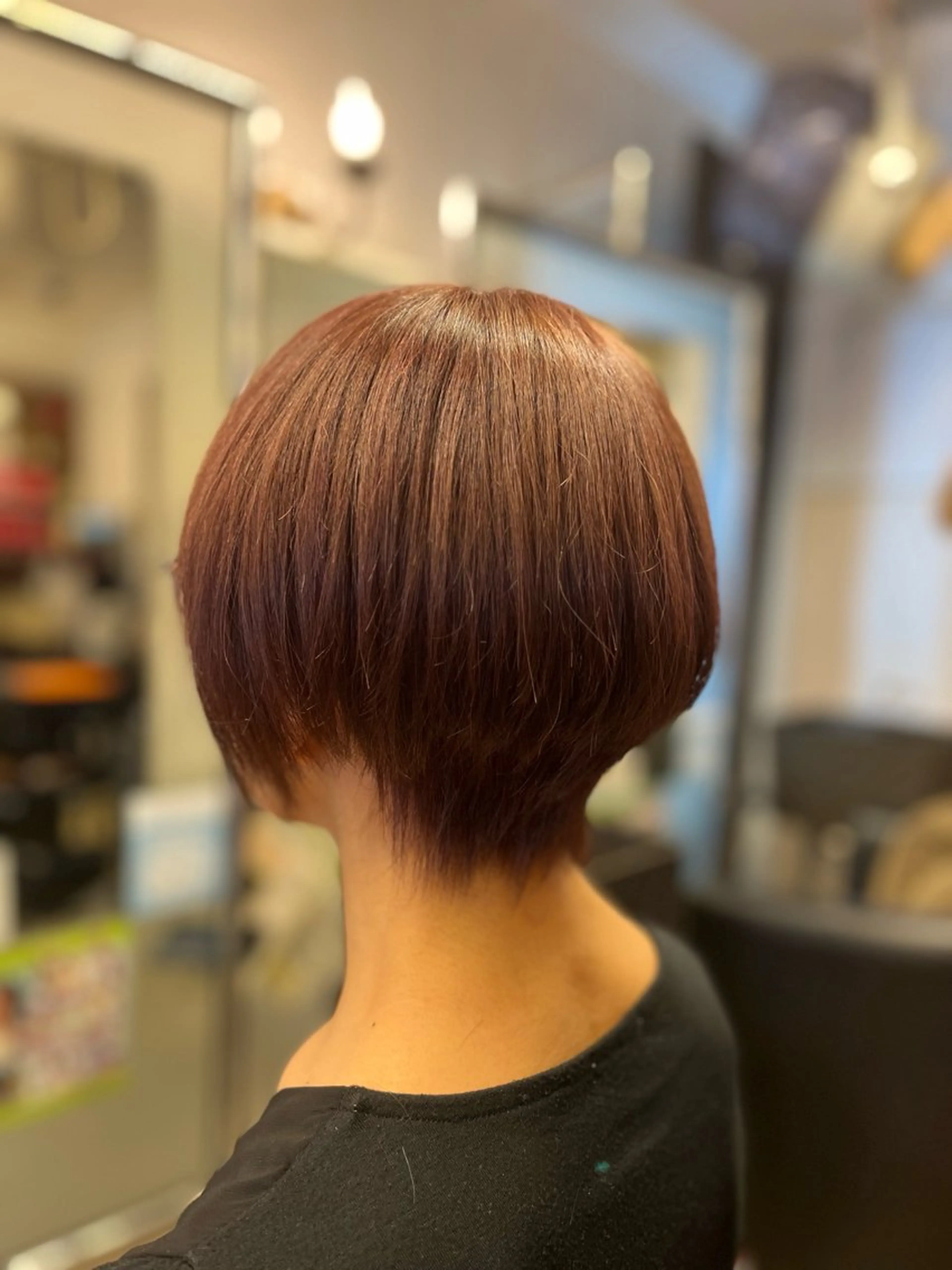 ショート カラー ヘアカラー トリートメント 只野 智子のヘアスタイル