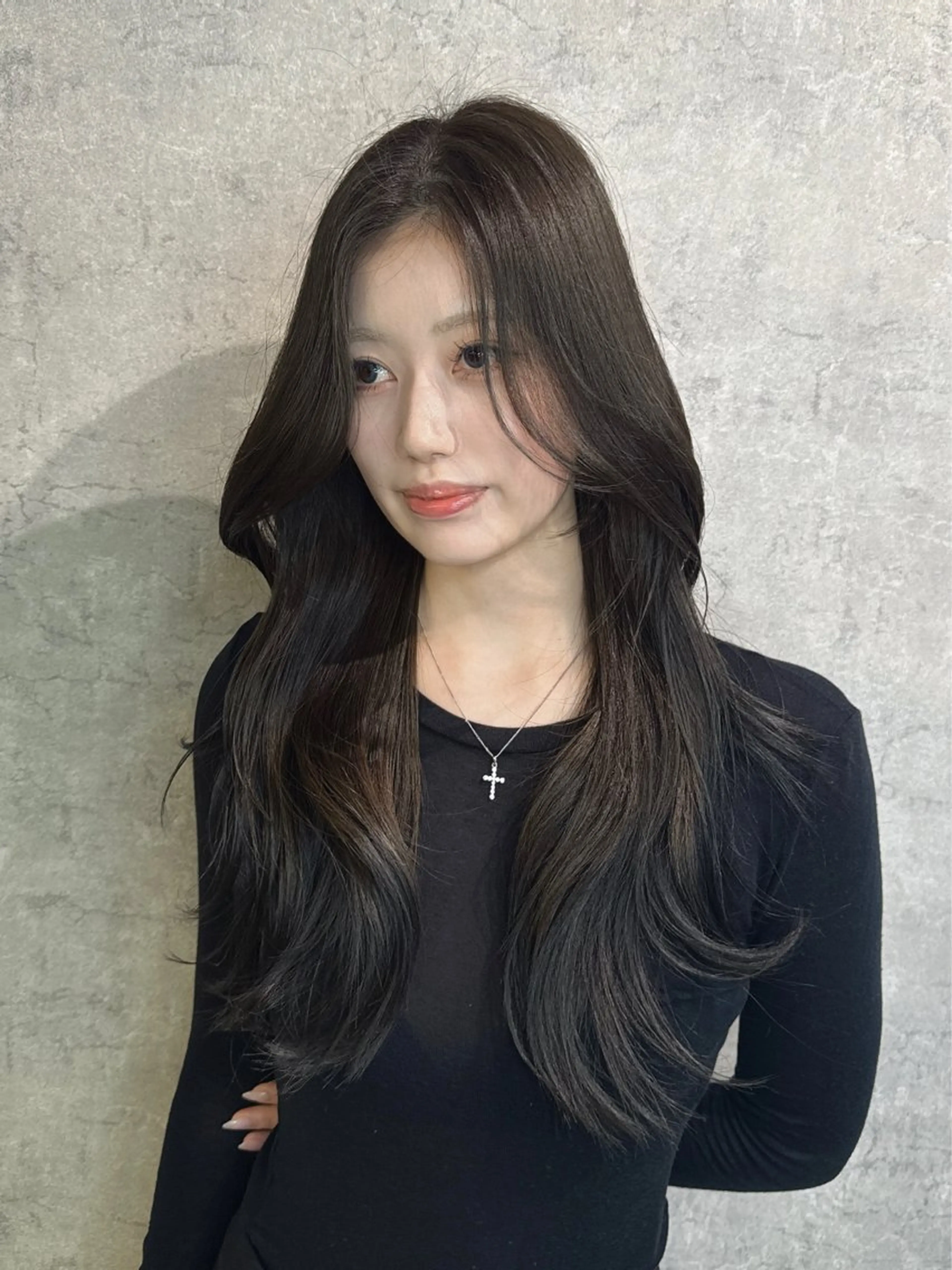 ロング トレンド韓国レイヤー 🇰🇷のんのヘアスタイル