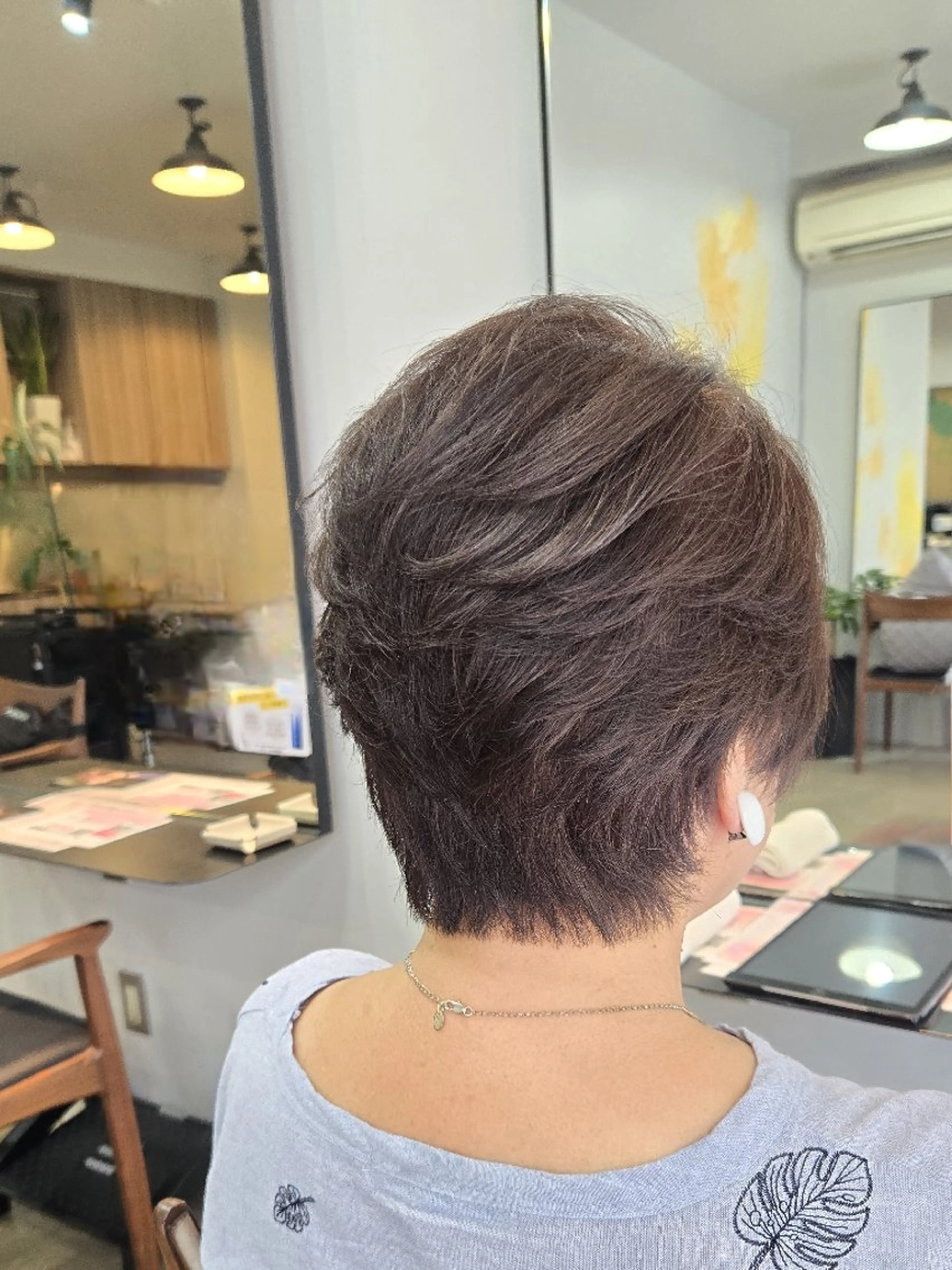 ショート カラー カット ヘアカラー トリートメント 野村 果音(カノン)のヘアスタイル