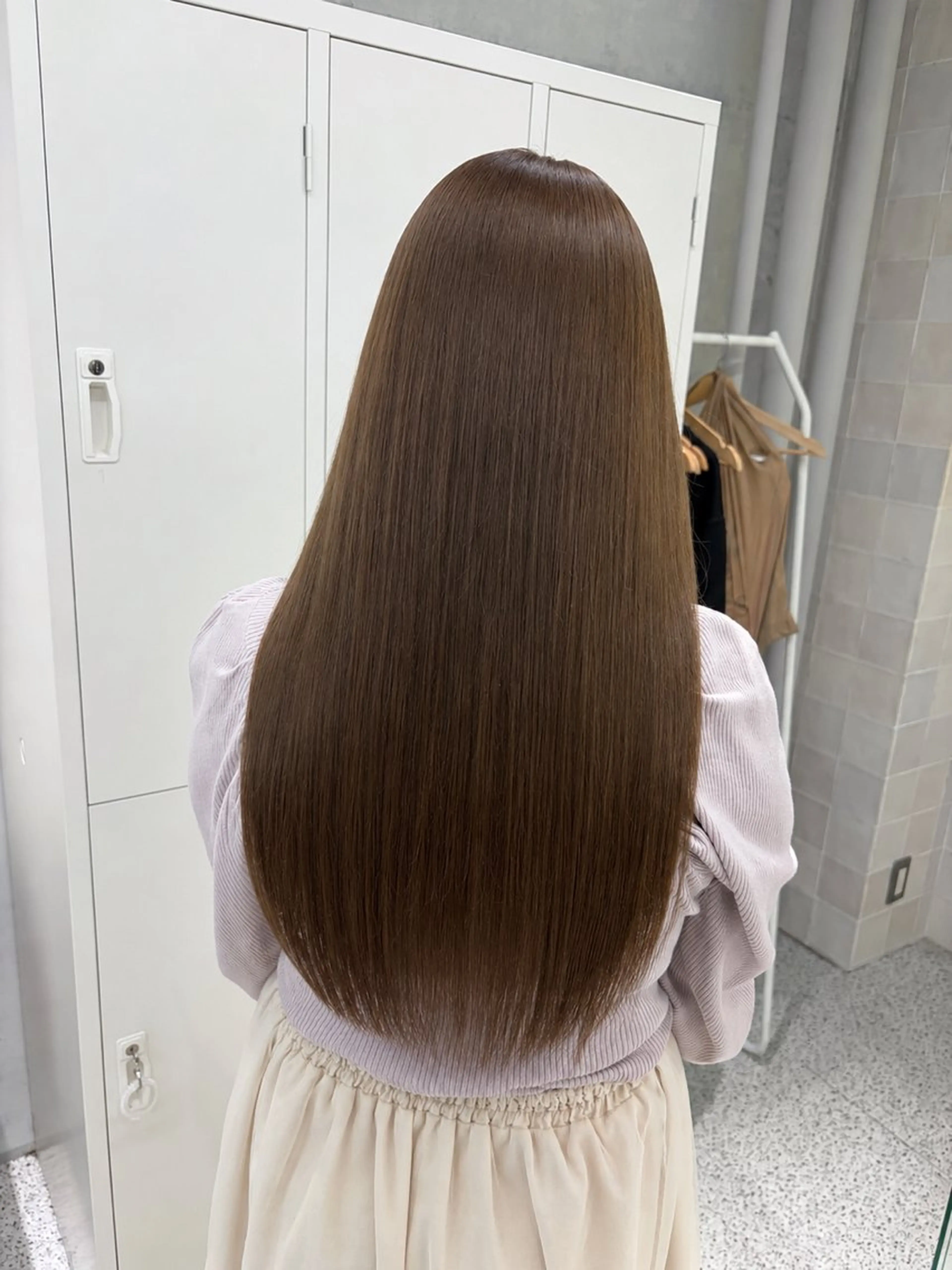 ロング ヘアカラー トリートメント 透明感カラー/髪質 改善🎀suzukaのヘアスタイル