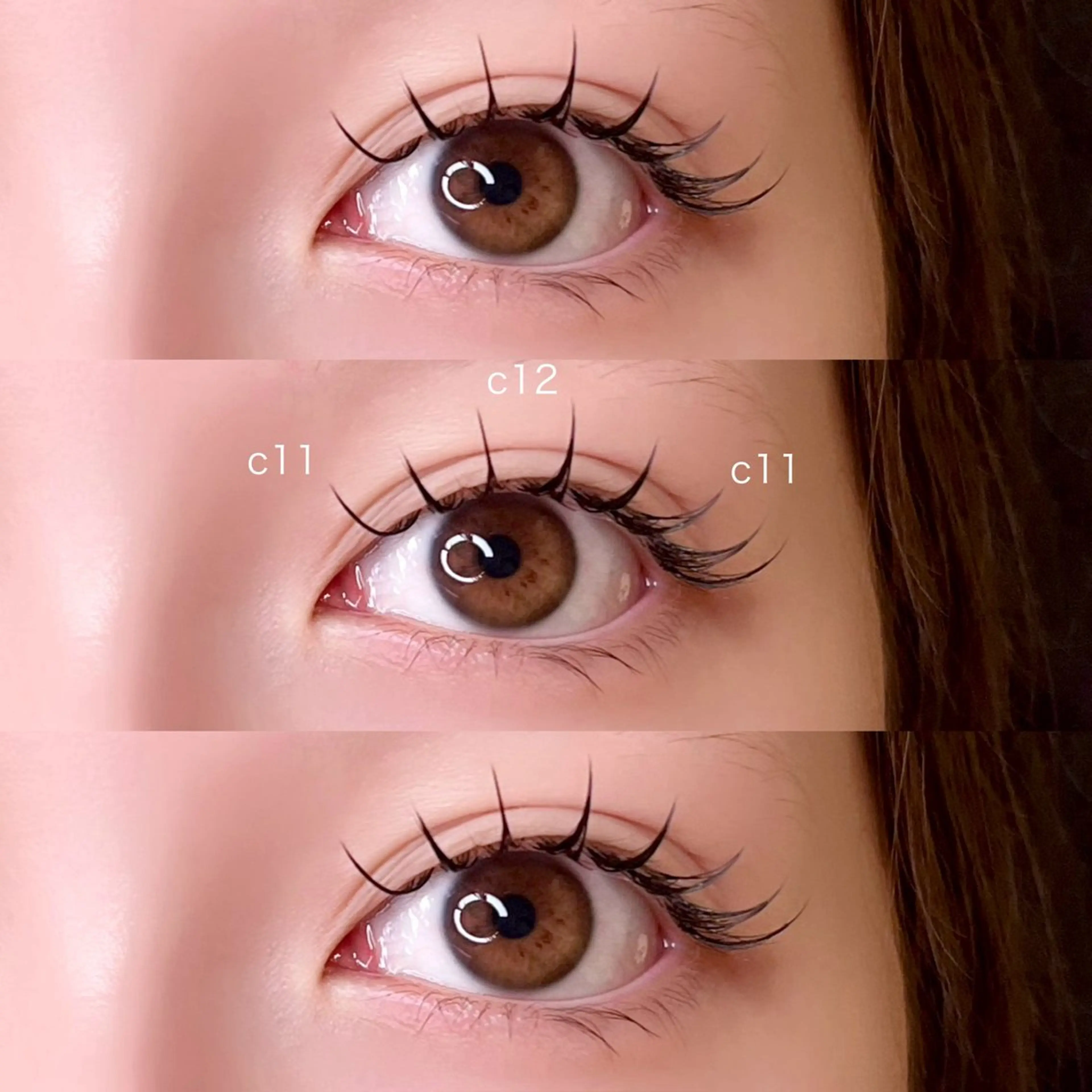 【オフなし】LEDマツエク100本+束感コーティング🤍の写真