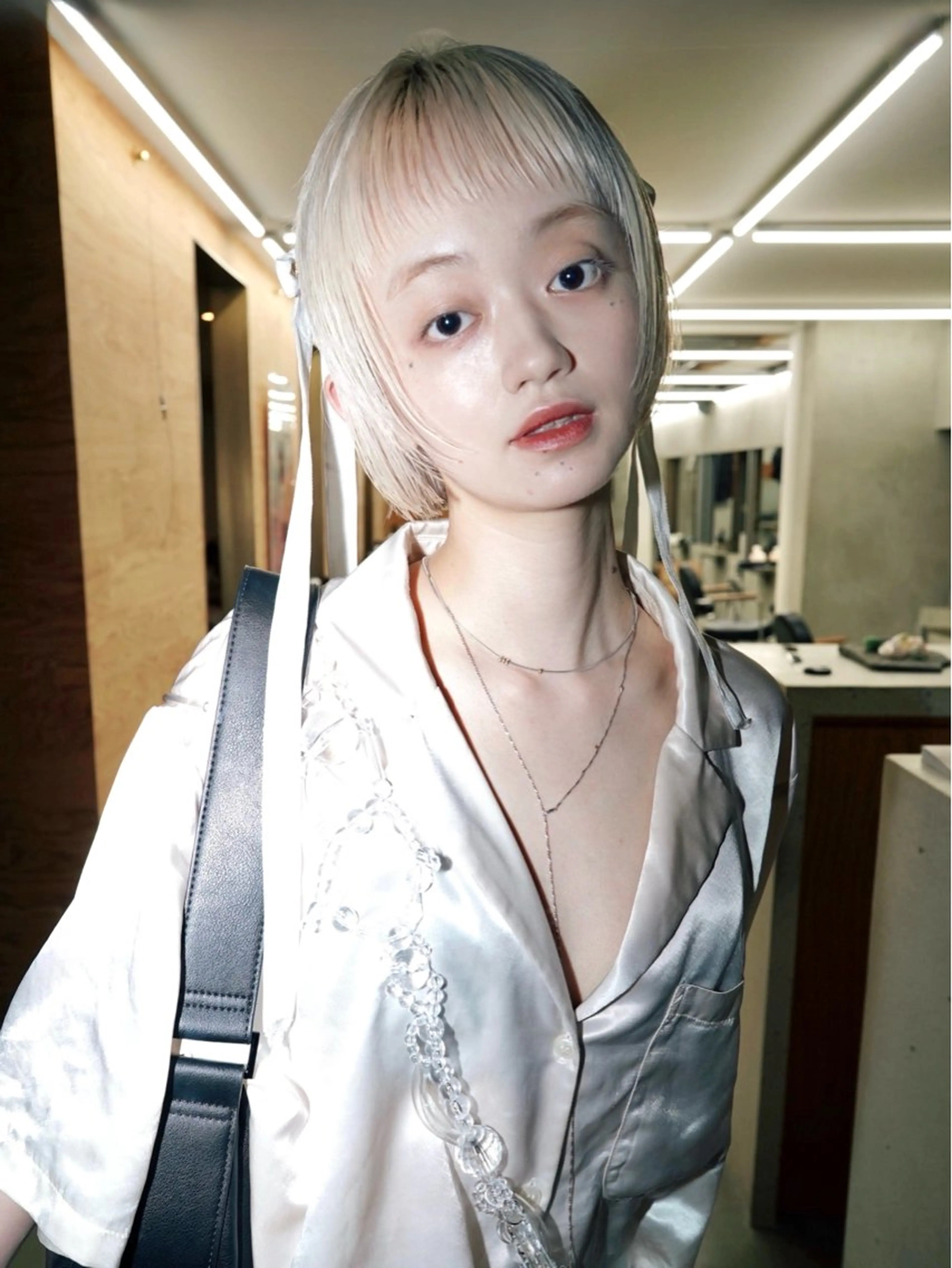 ショート カラー ボブ カット ヘアカラー トリートメント Kaito🐶 /デザイン/レイヤーのヘアスタイル