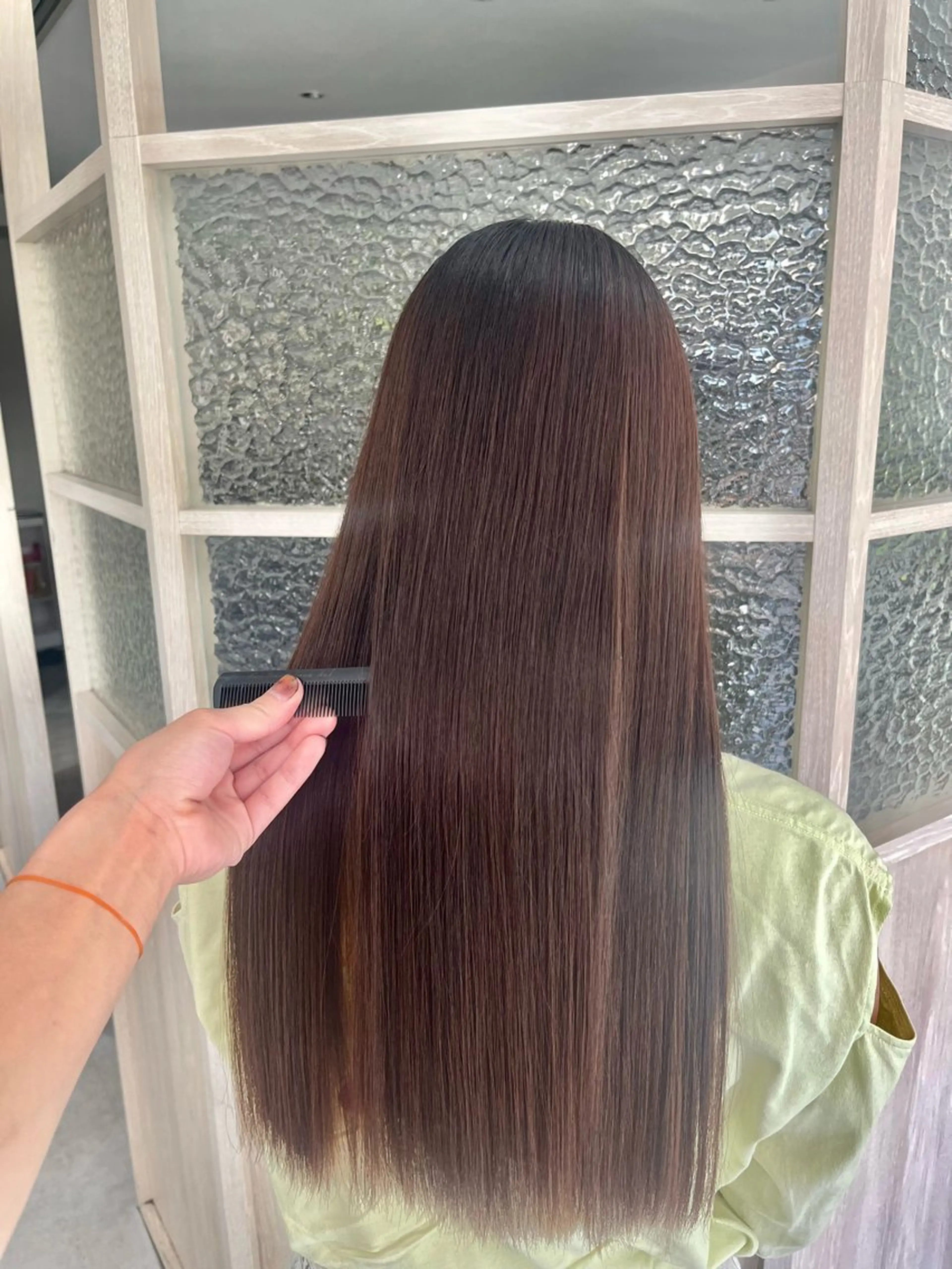 ロング カット 縮毛矯正 トリートメント 縮毛矯正/髪質改善/ HARUのヘアスタイル