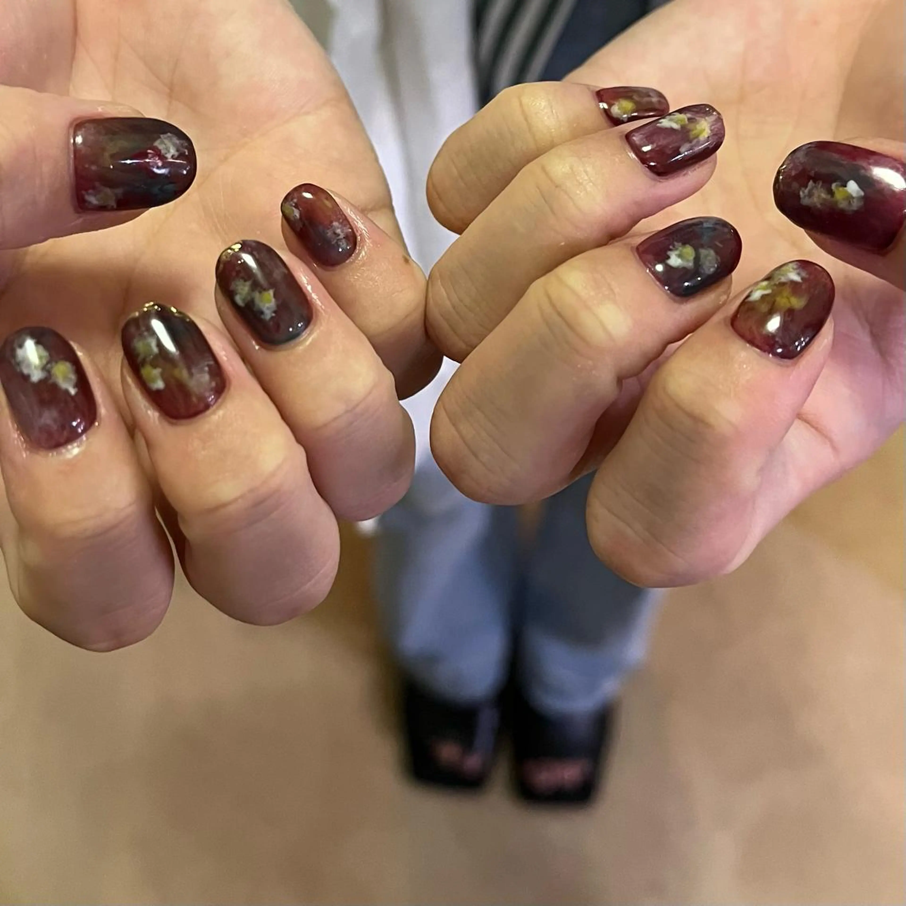 ネイル ハンドネイル 岩本 杏のネイルデザイン