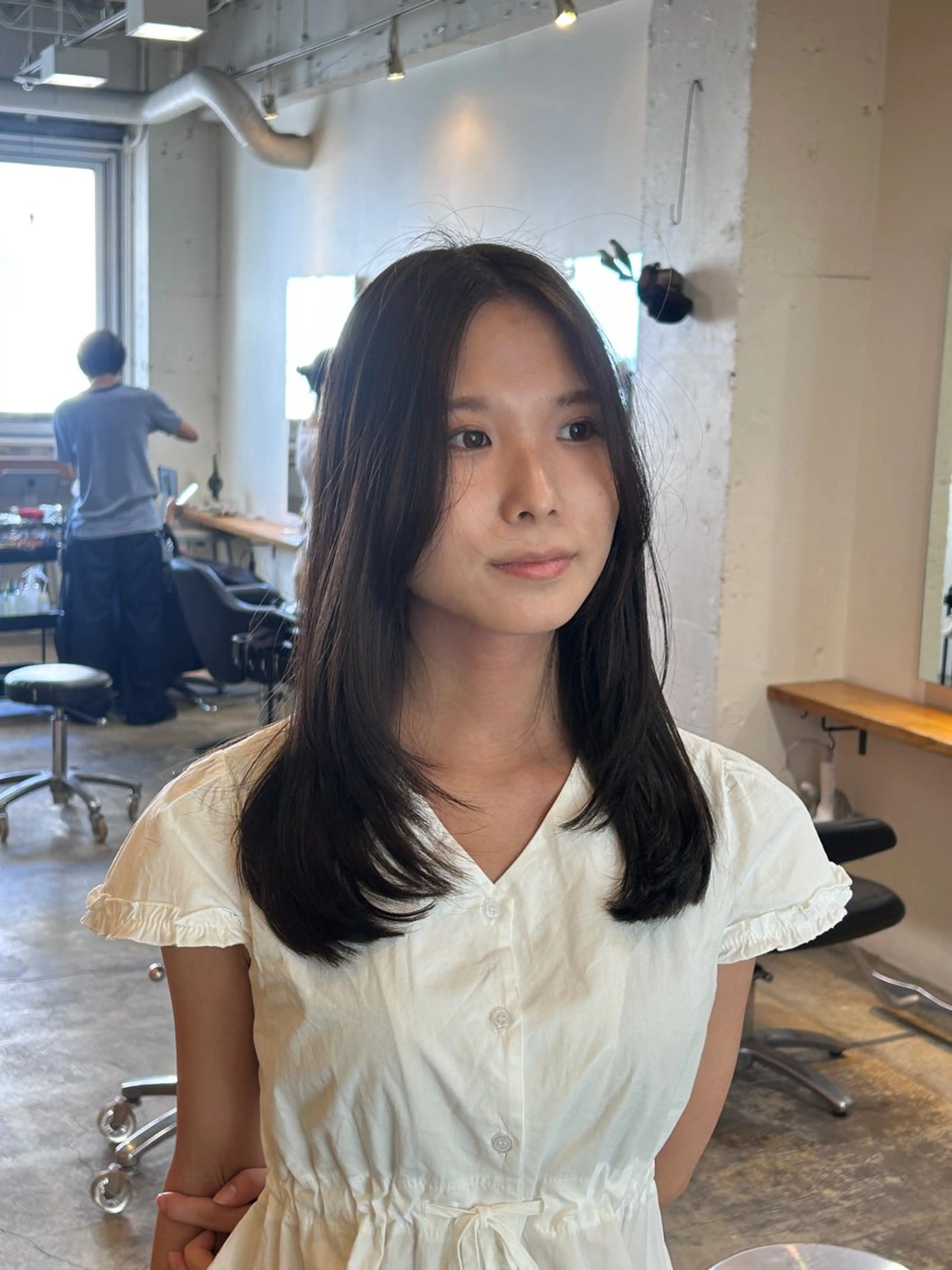 ロング カラー カット ヘアカラー トリートメント ナチュラル大人っぽい スタイル MAORIのヘアスタイル