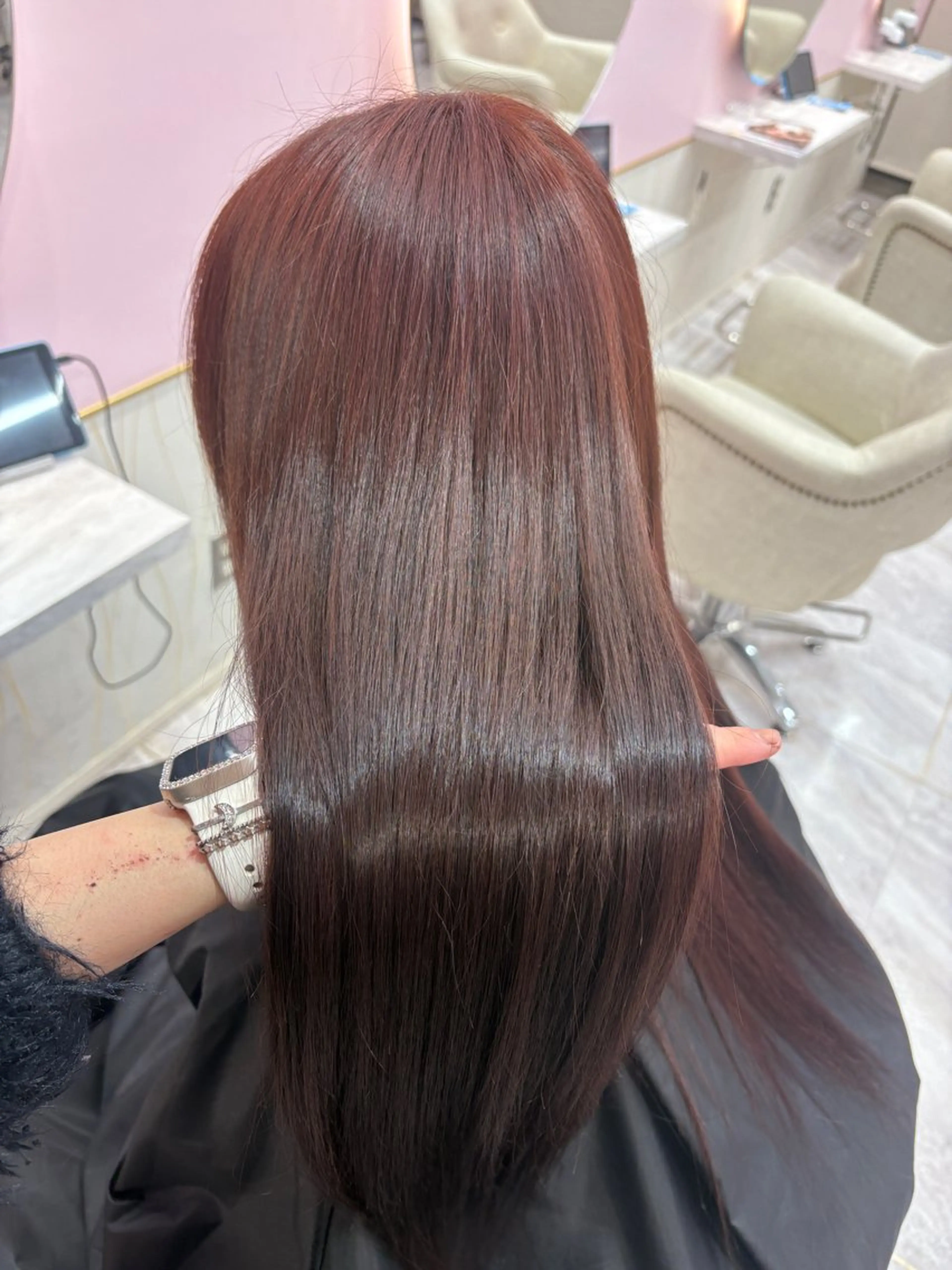 ロング カラー ブリーチ ダブルカラー ブリーチなしカラー ヘアカラー 【ADITION】 Konatsuのヘアスタイル