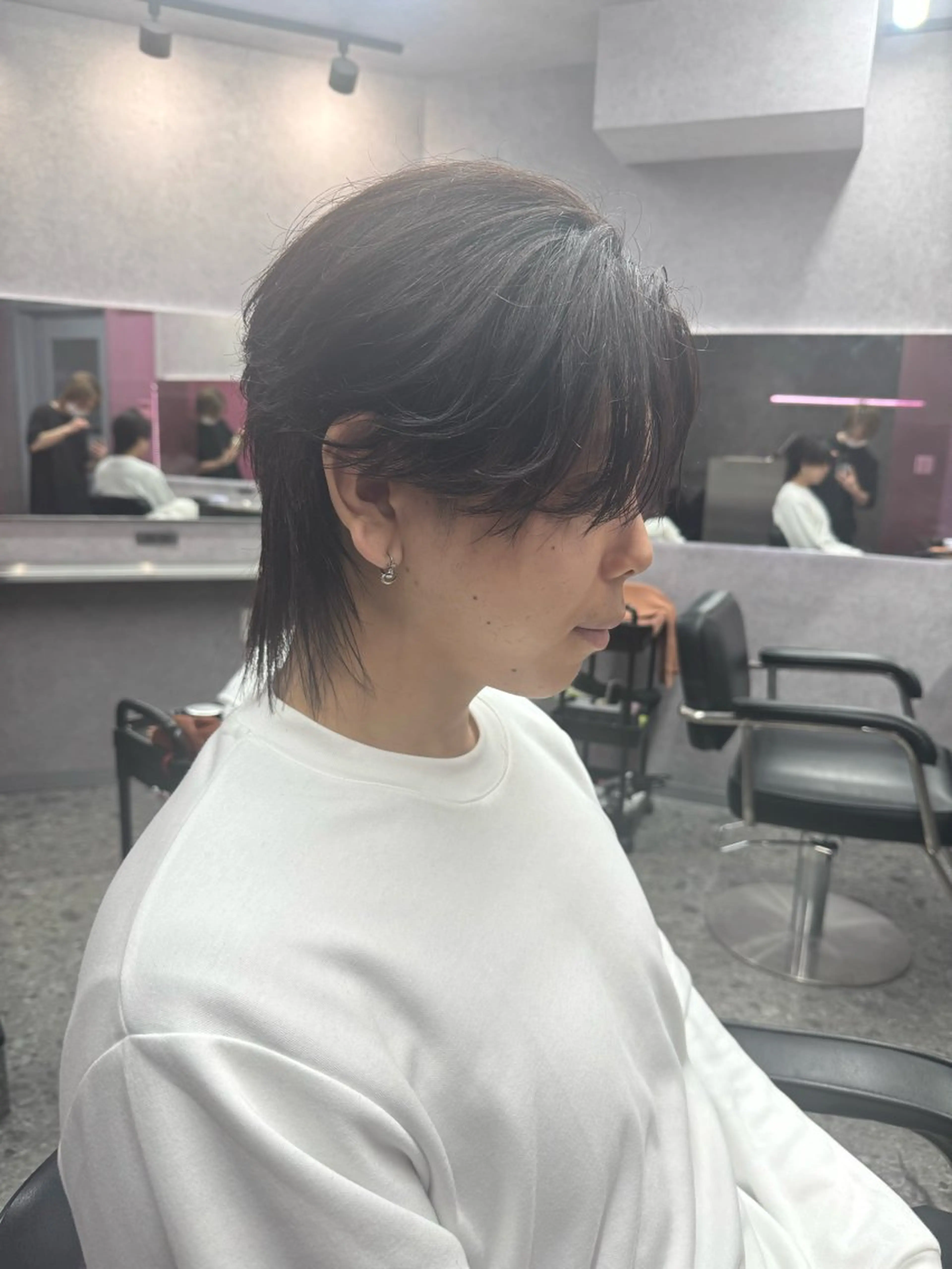 ショート メンズ ヘアカラー トリートメント レイヤーカット 艶髪/西尾 幸樹のヘアスタイル