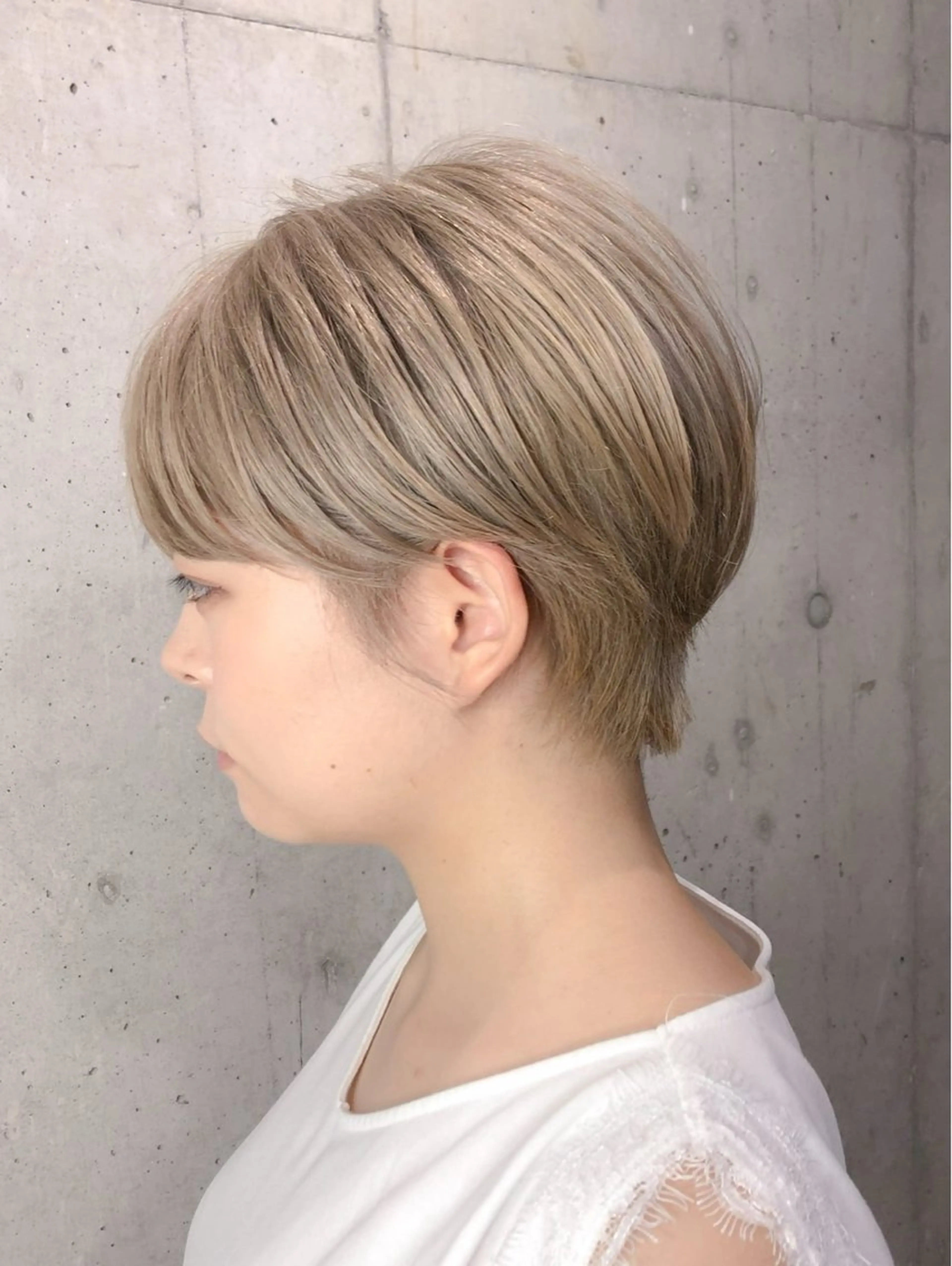 ショート 🔥コテ巻き風 ボブパーマ🔥のヘアスタイル