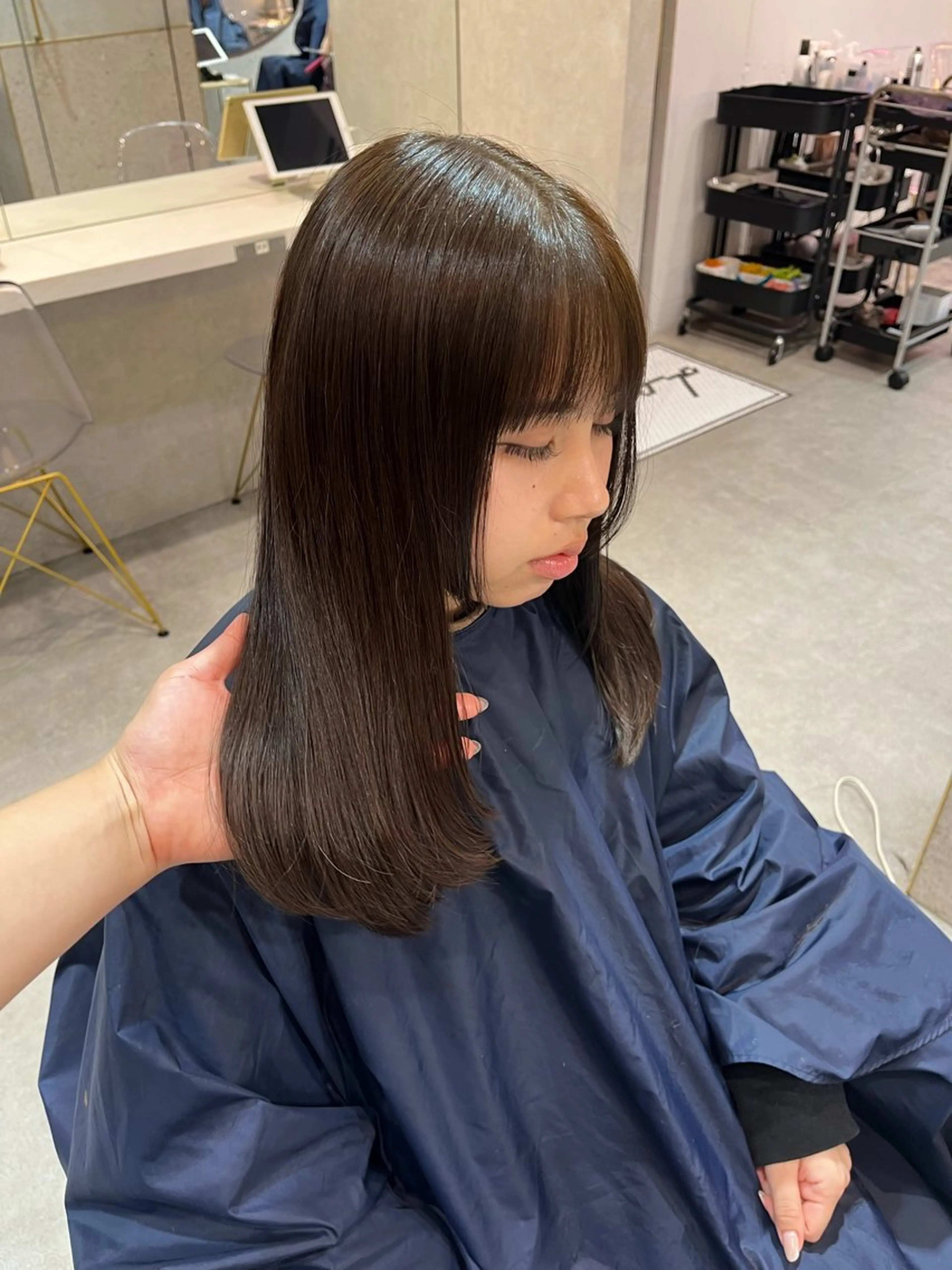 カラー カット ヘアカラー マアヤ/ハイトーン /ハイレイヤーのヘアスタイル