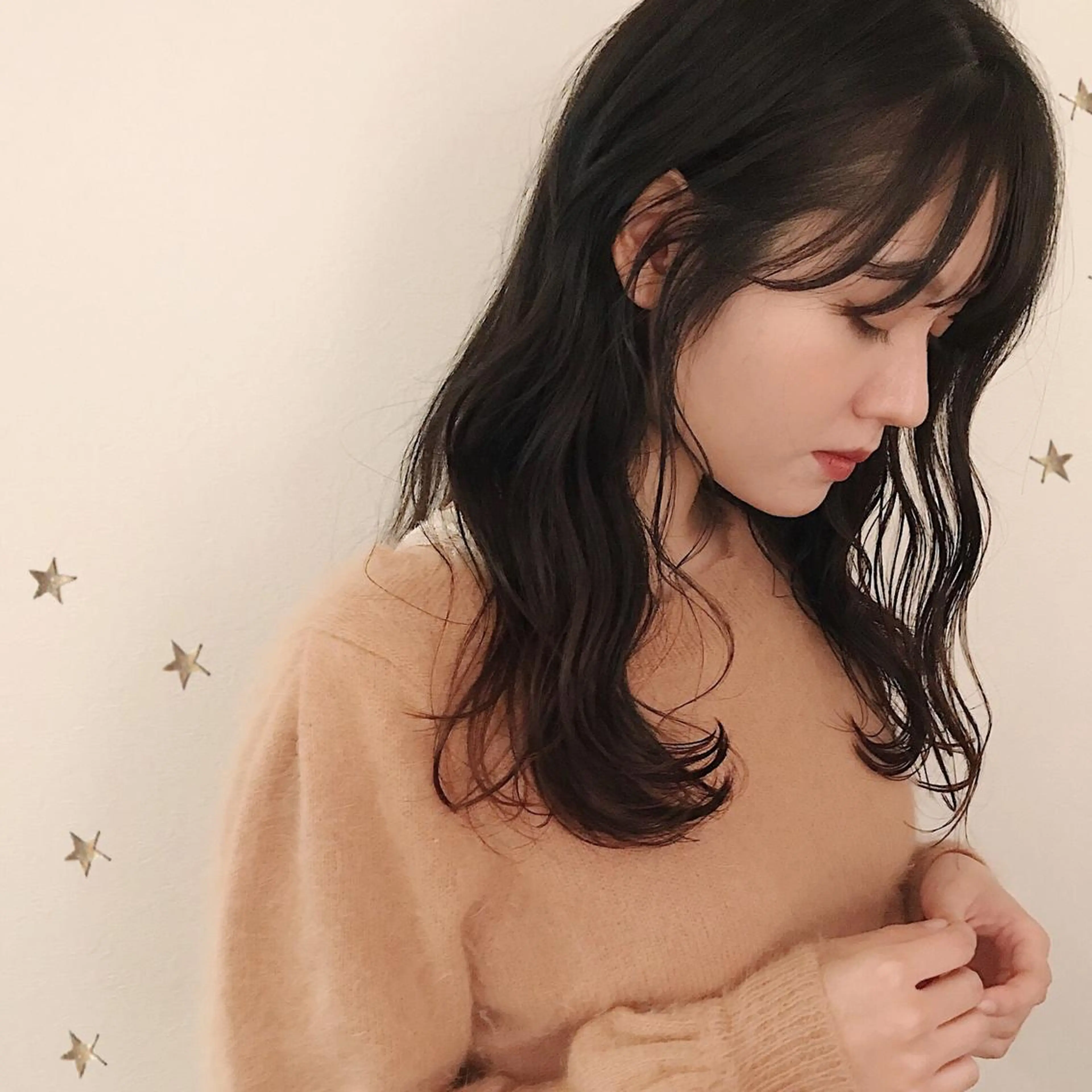 セミロング カット 市川 千夏のヘアスタイル