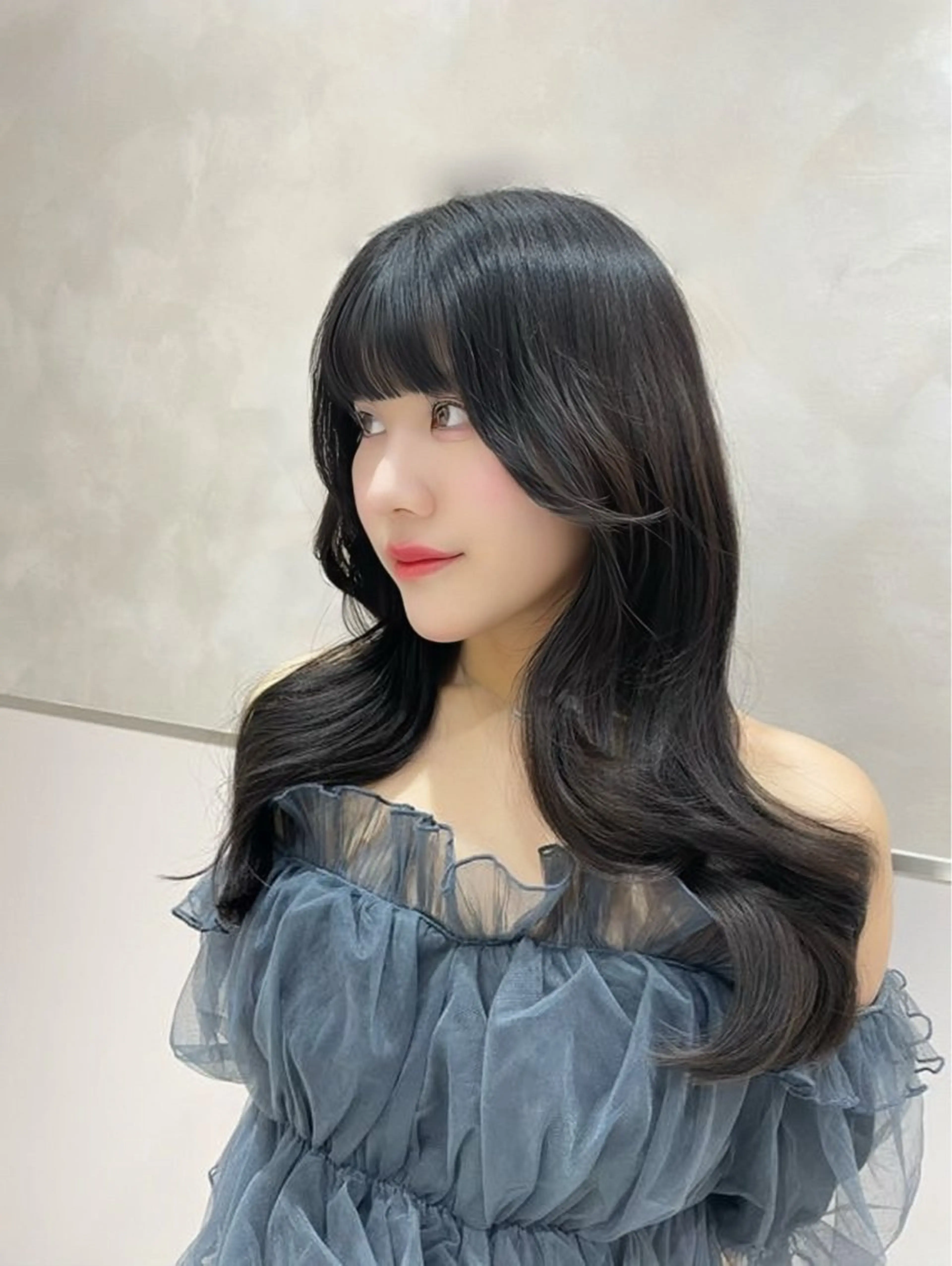 セミロング 銀座/レイヤー/ 透明感カラー✨りくのヘアスタイル